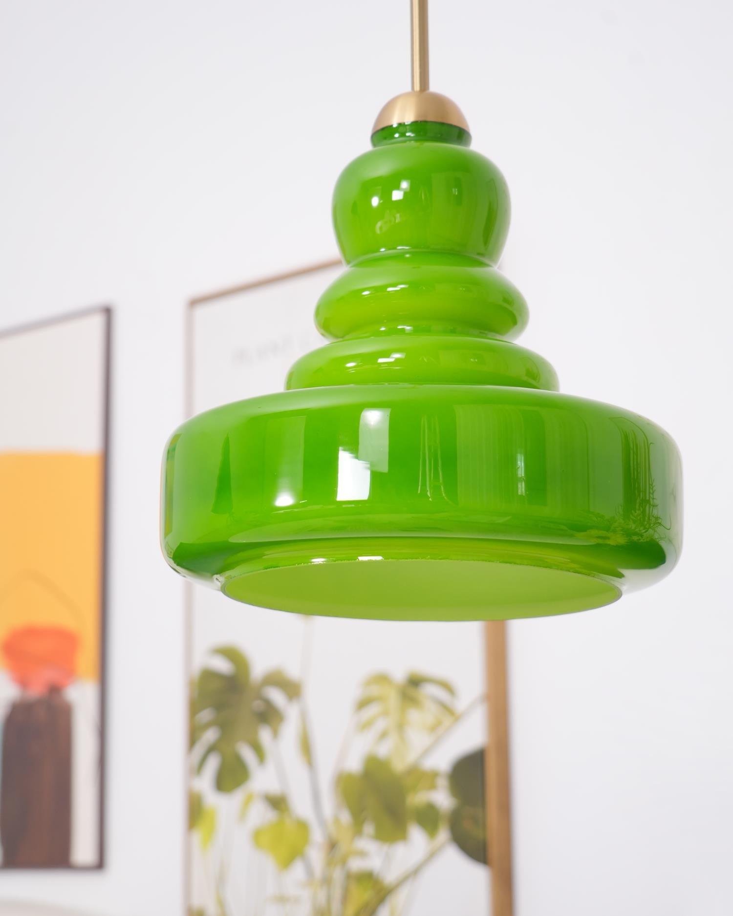 Schoolhouse Glass Pendant Light - Lumpaz