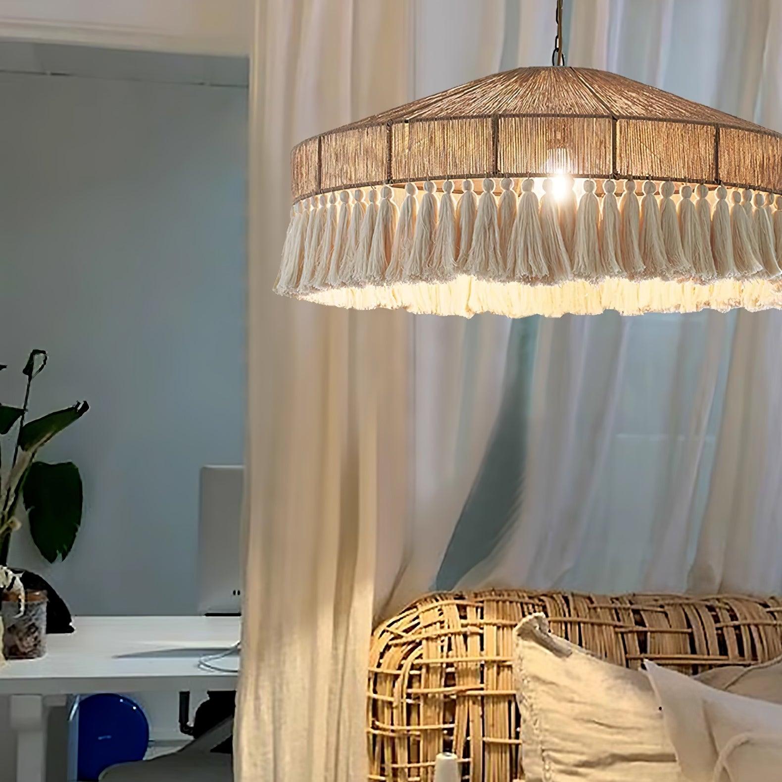 Bohemian Fringe Pendant Lamp - Lumpaz