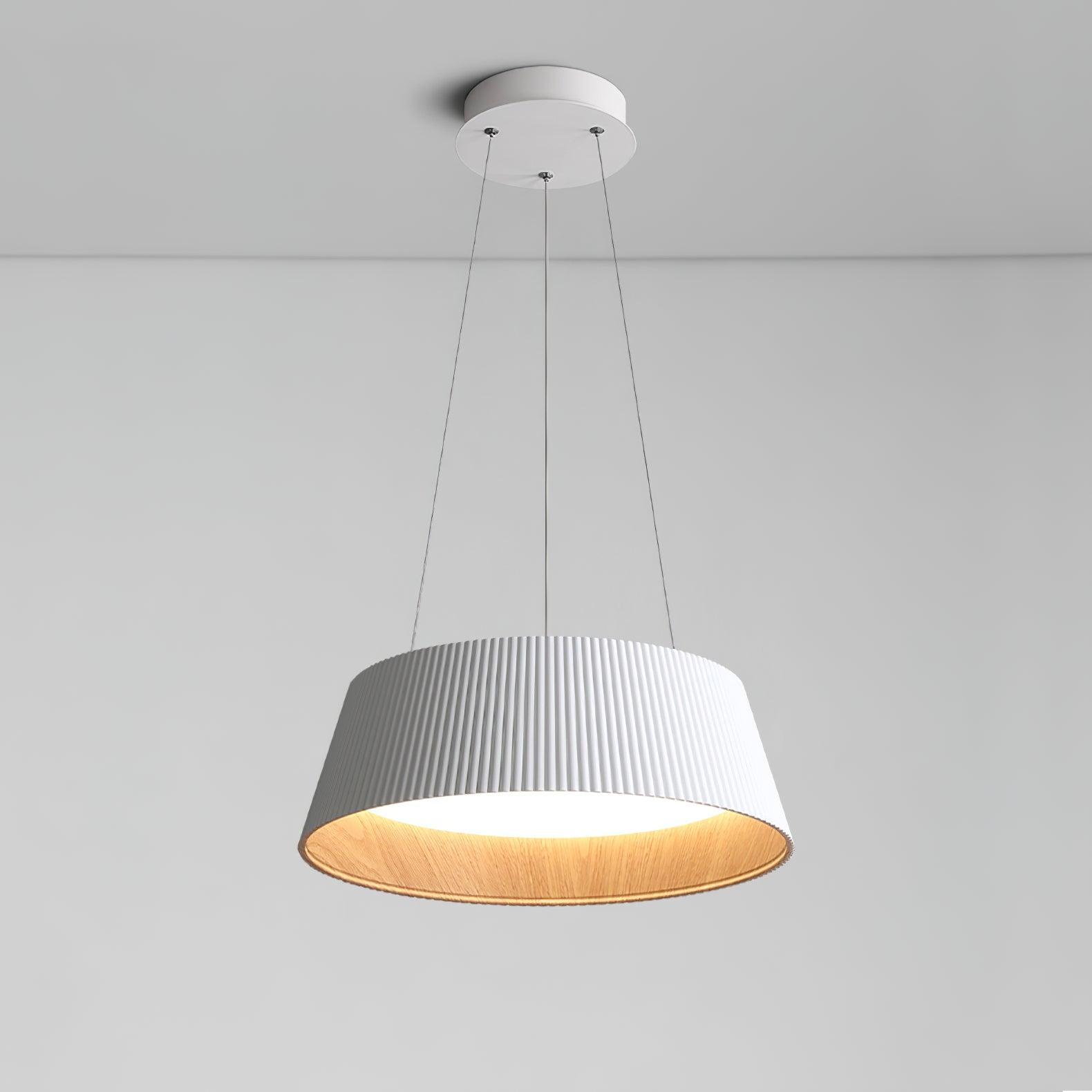 Modern Ribbed Pendant Light - Lumpaz
