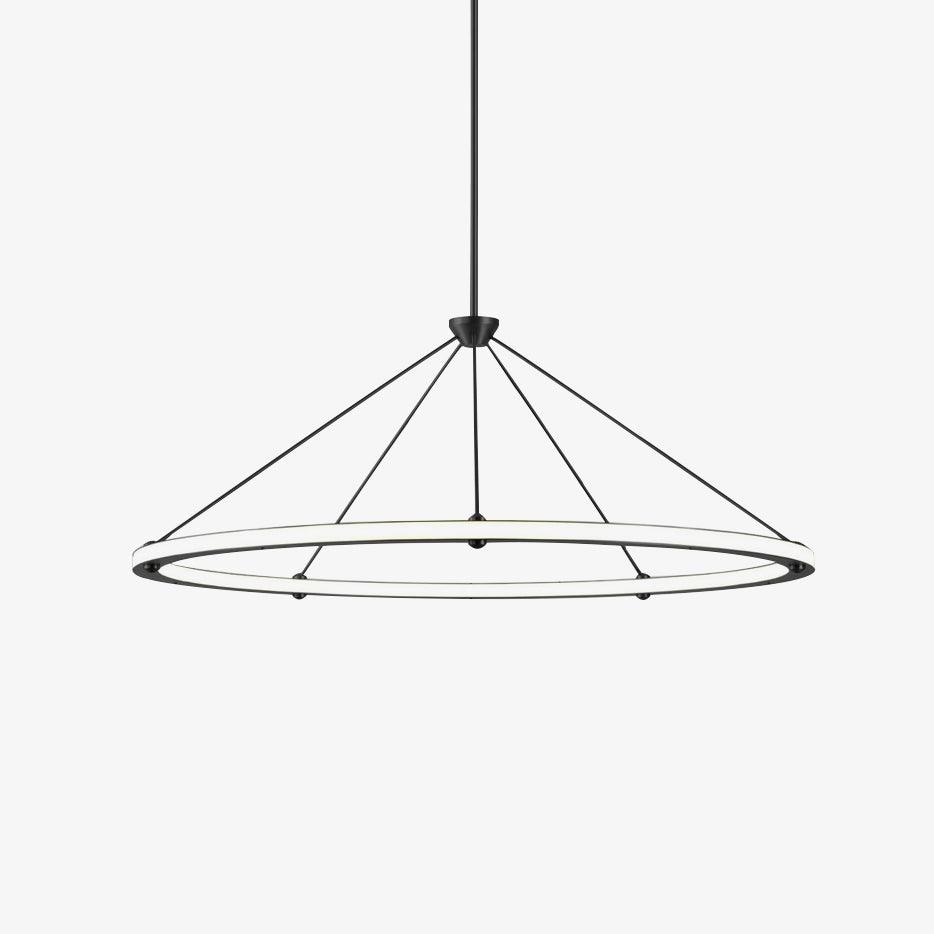 Cascading Ring Circle Pendant Lamp - Lumpaz