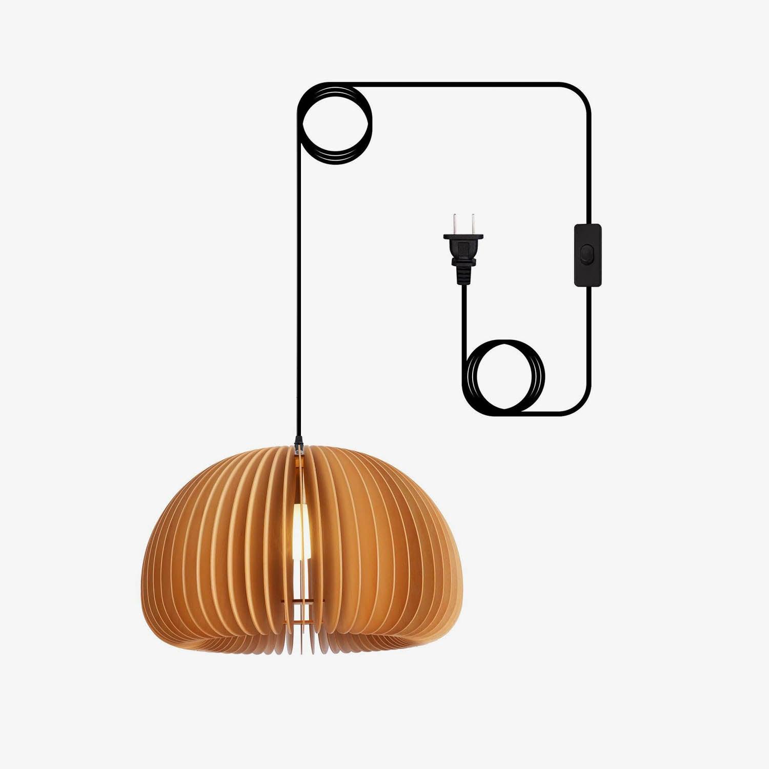 Wooden Pumpkin Swag Lights - Lumpaz