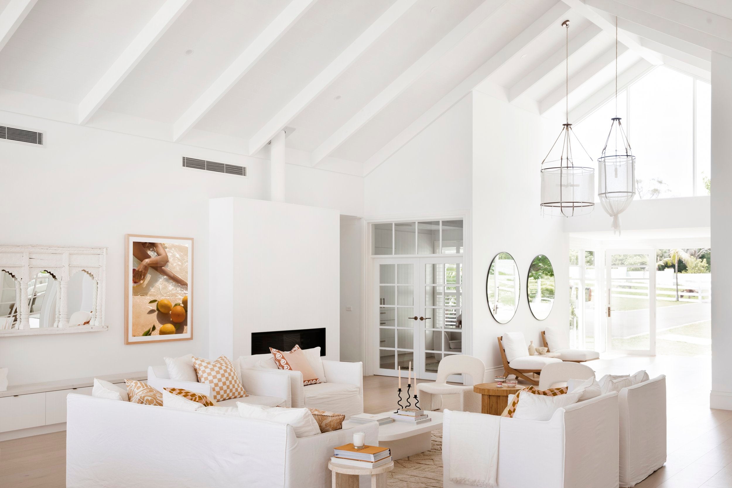 Provence Linen Pendant Light - Lumpaz