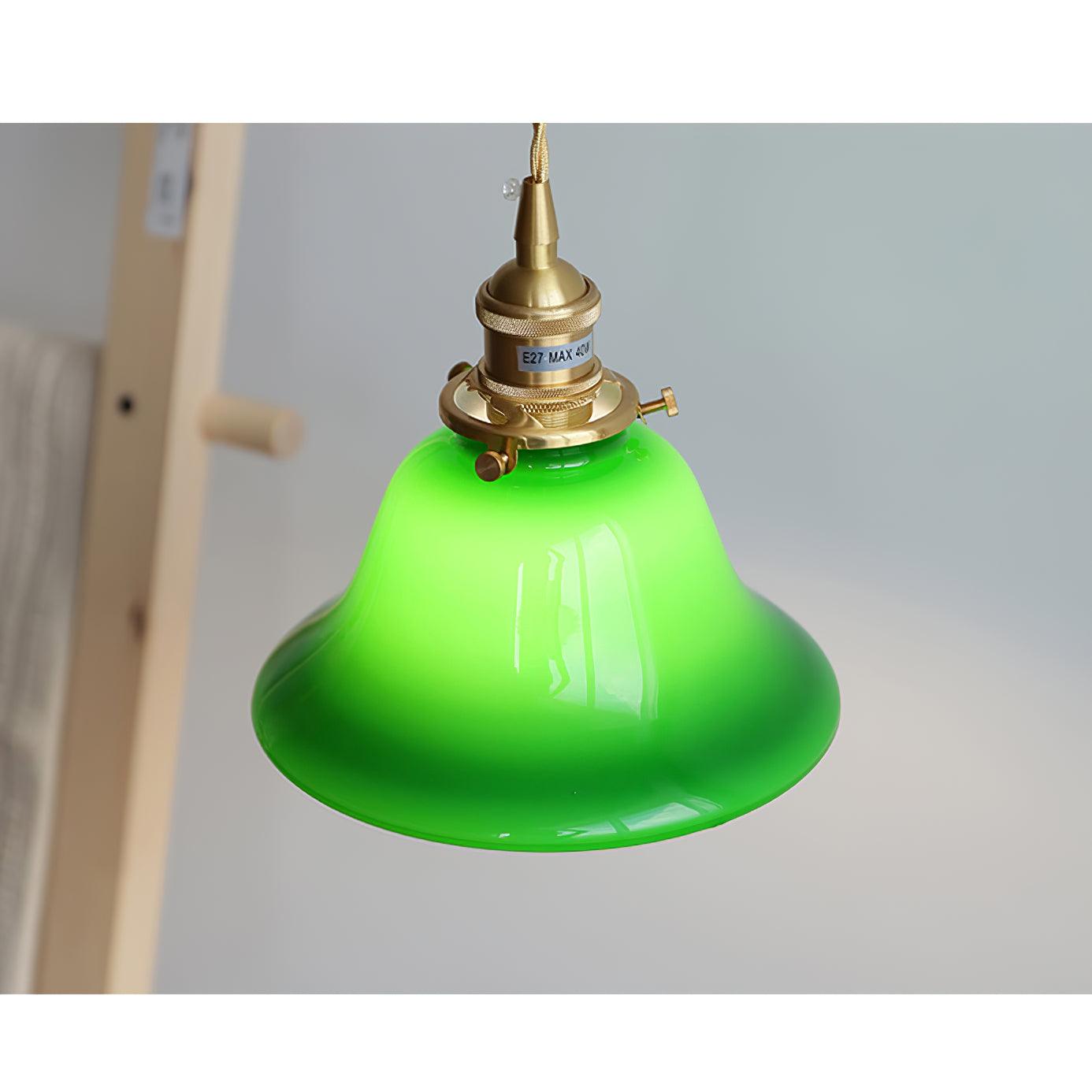 Green Bell Pendant Light - Lumpaz