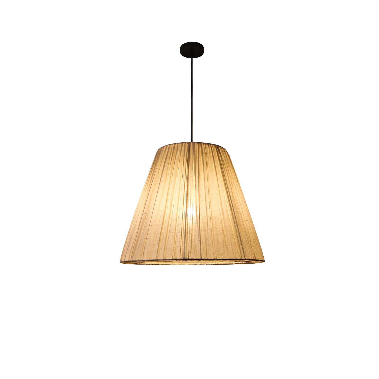 Textile Taper Pendant Lamp - Lumpaz