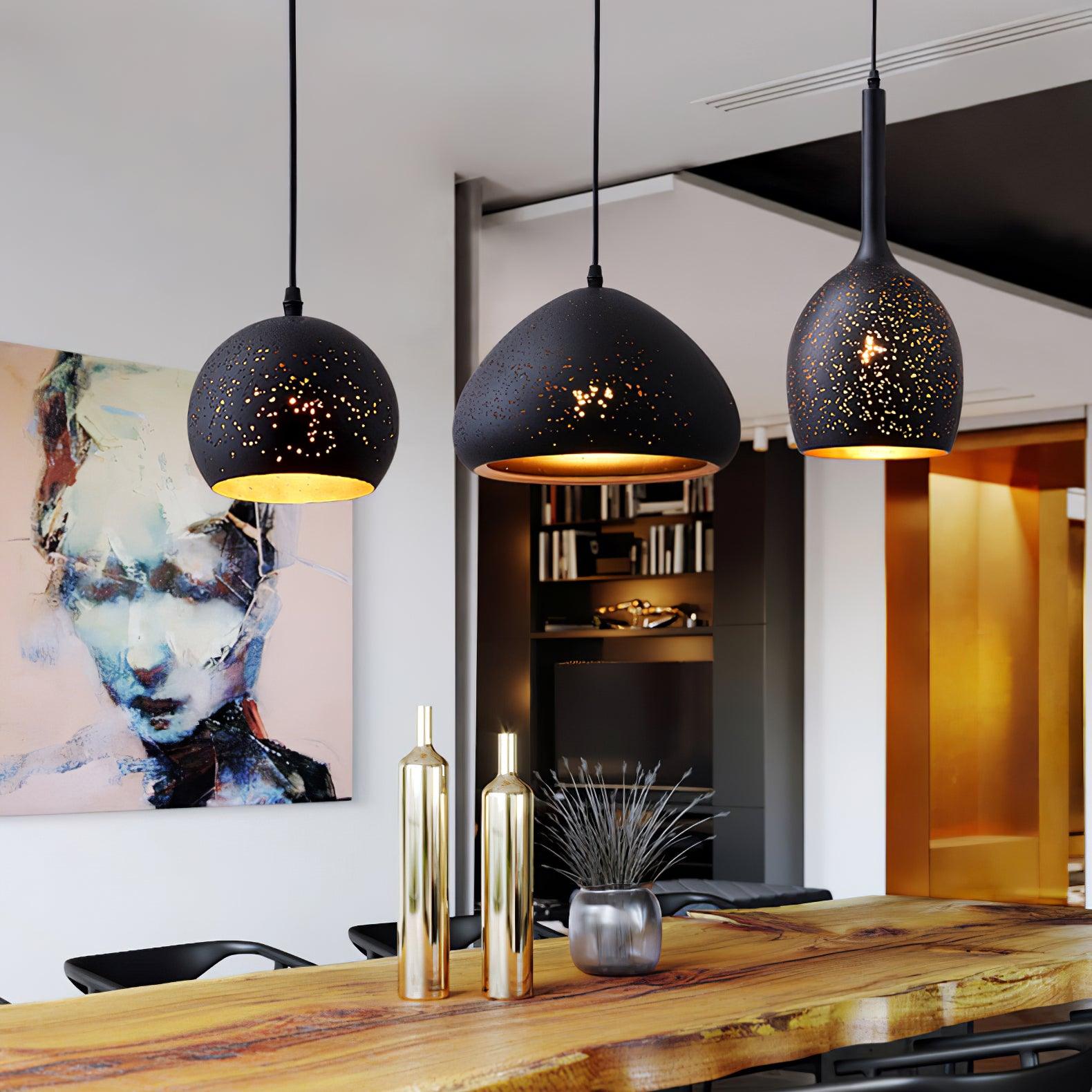 Hollow Industrial Pendant Lamp - Lumpaz