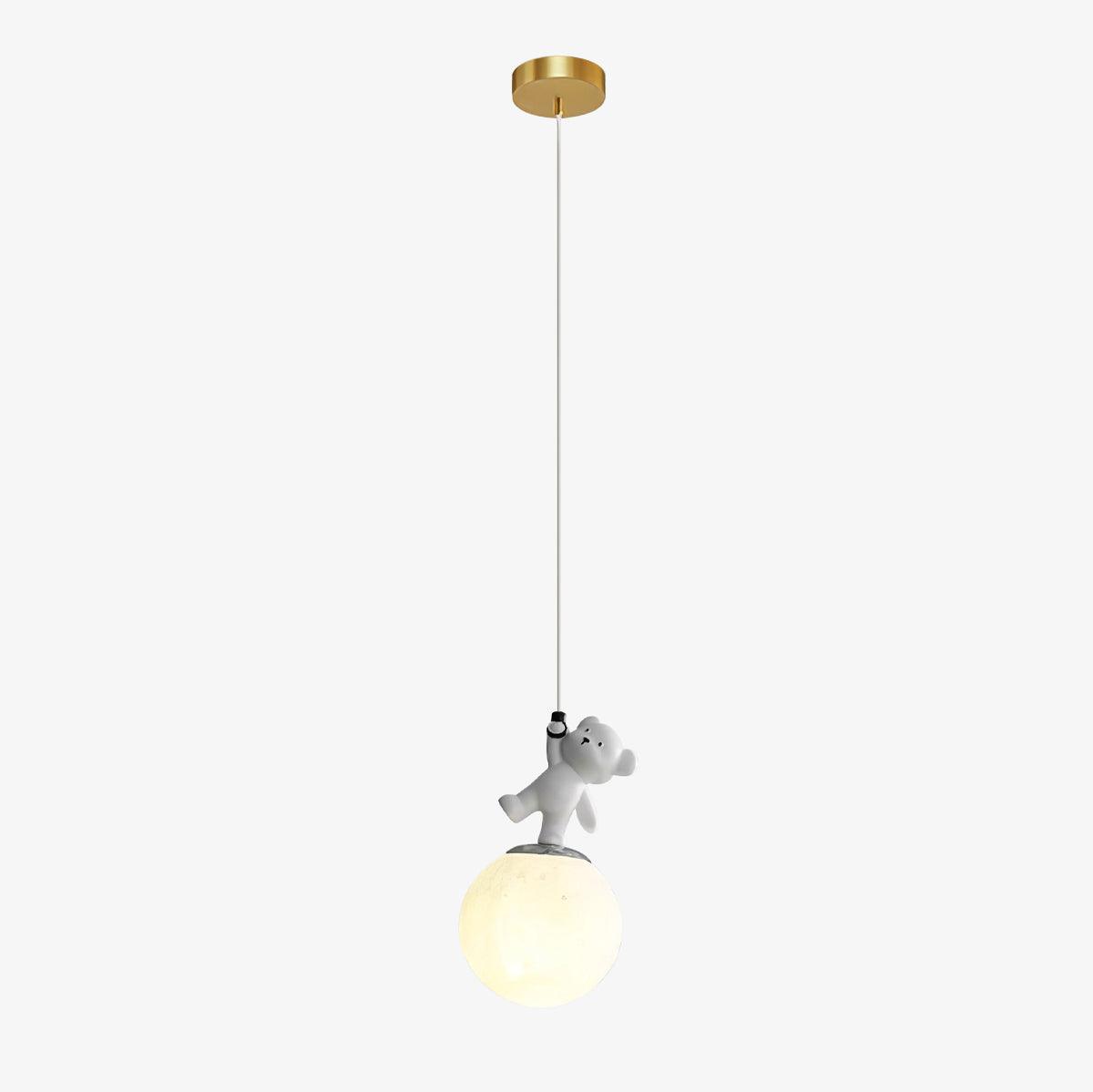 Animal And Moon Pendant Light - Lumpaz
