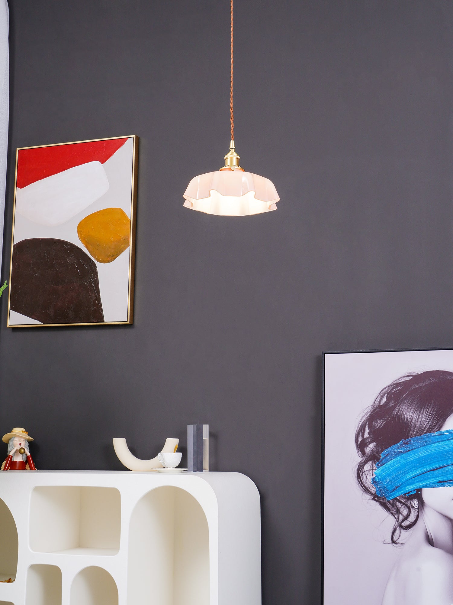 French Flower Pendant Light - Lumpaz
