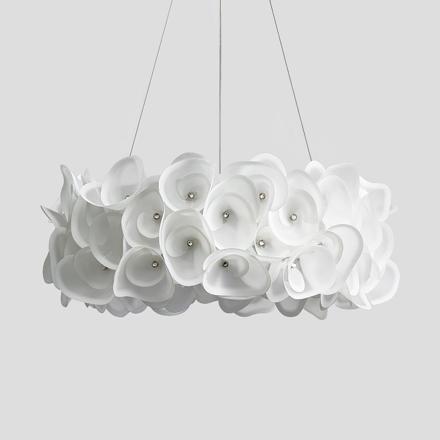 White Hydrangea Pendant Lamp - Lumpaz