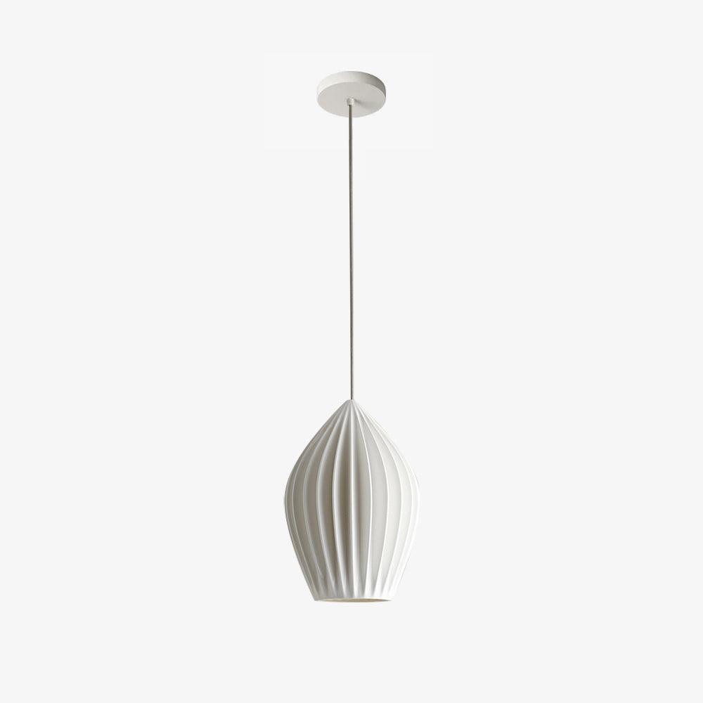 Ceramic Ribbed Pendant light - Lumpaz