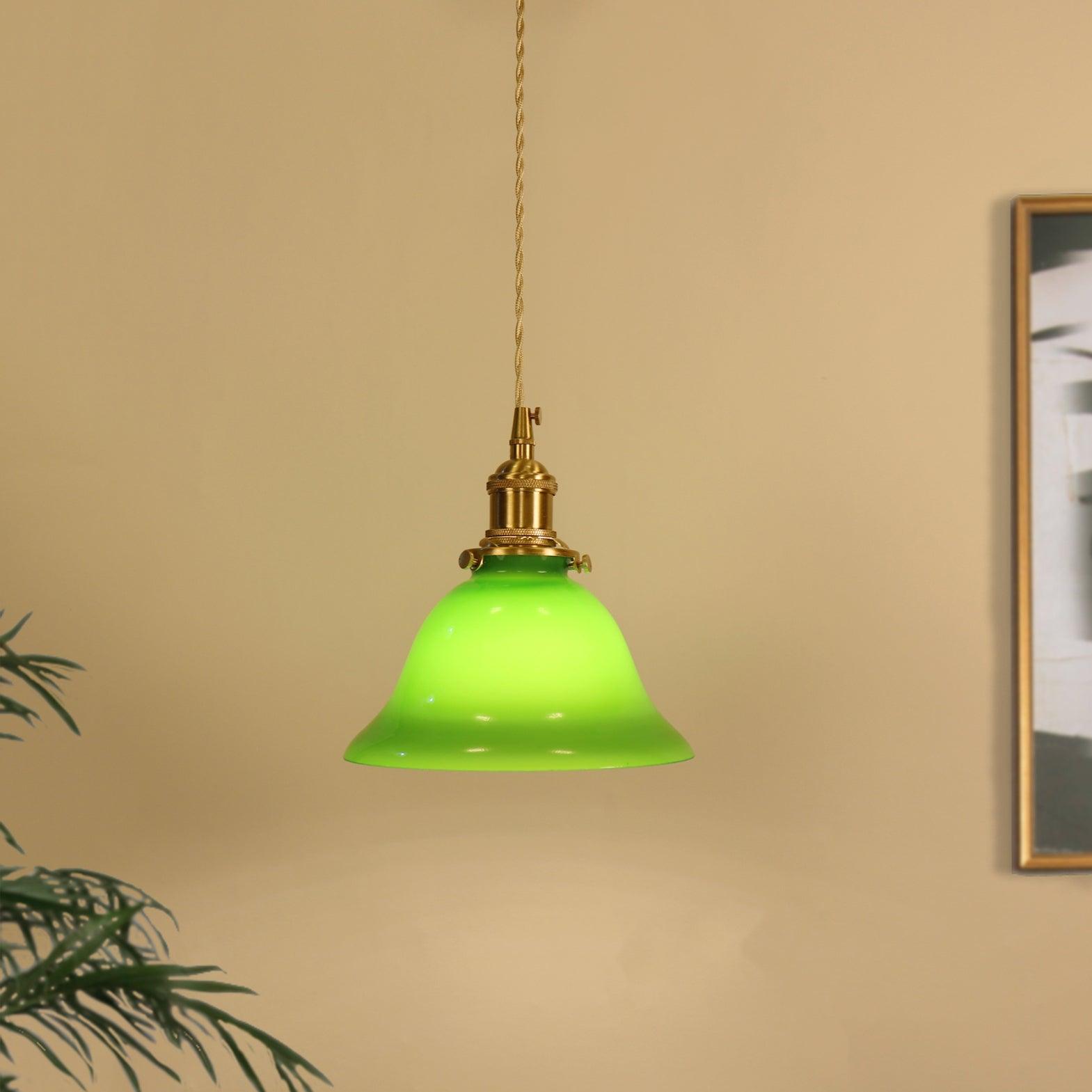 Green Bell Pendant Light - Lumpaz