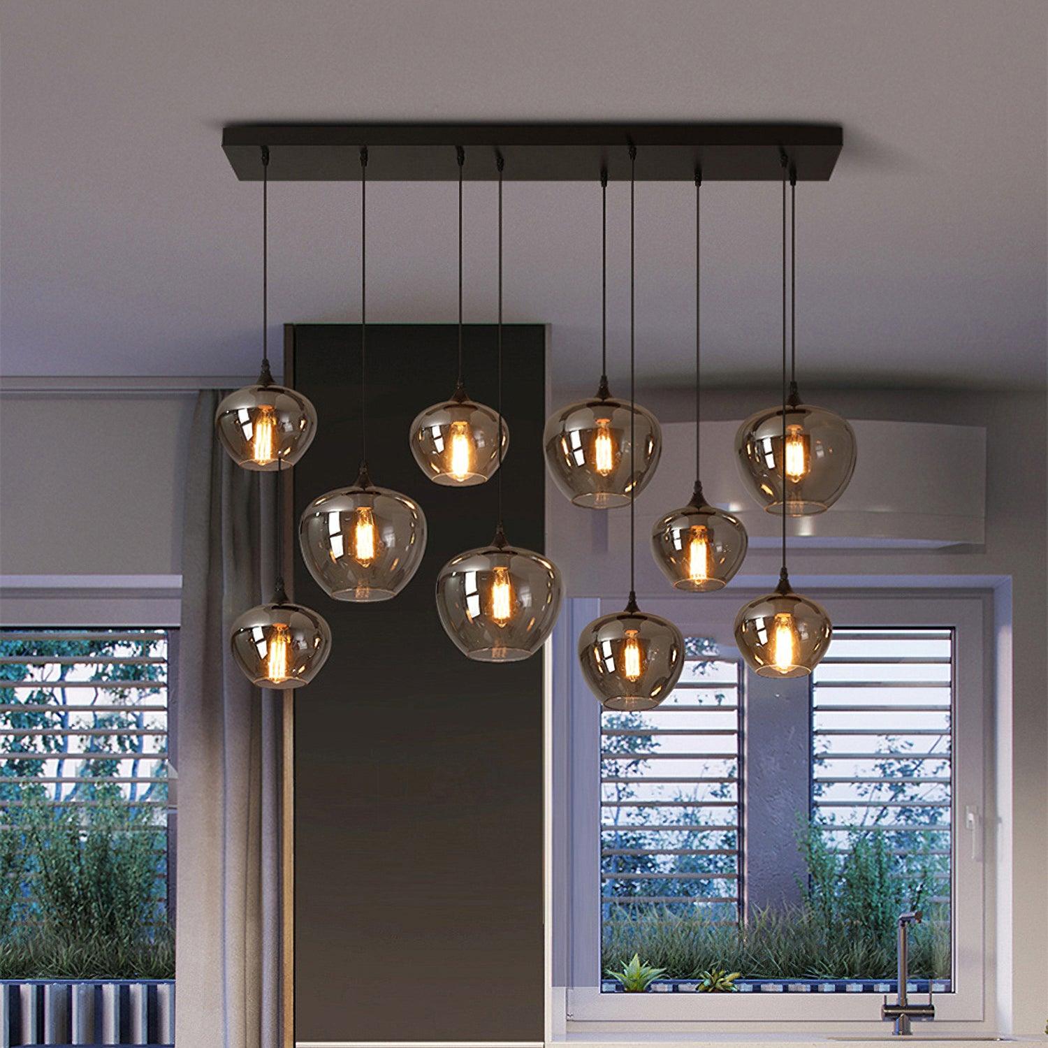 Bottle Glass Pendant Light - Lumpaz