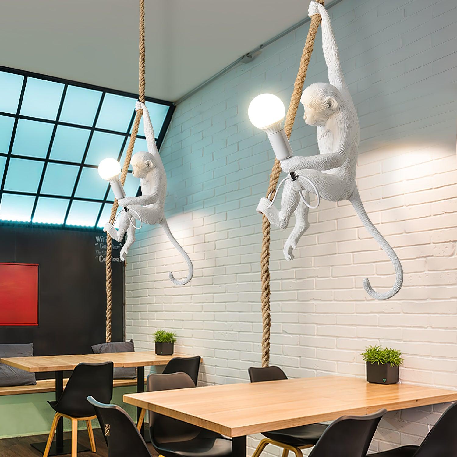 Monkey Pendant Lamp - Lumpaz
