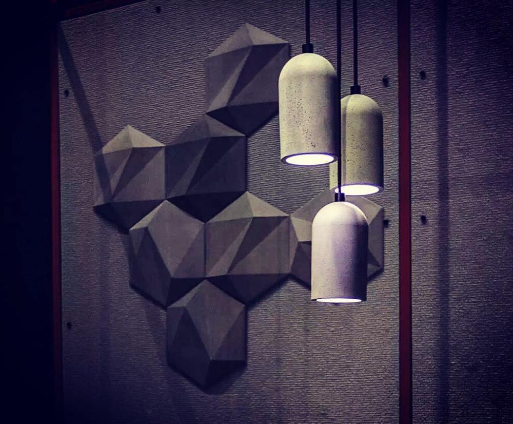 U Concrete Pendant Lamp - Lumpaz