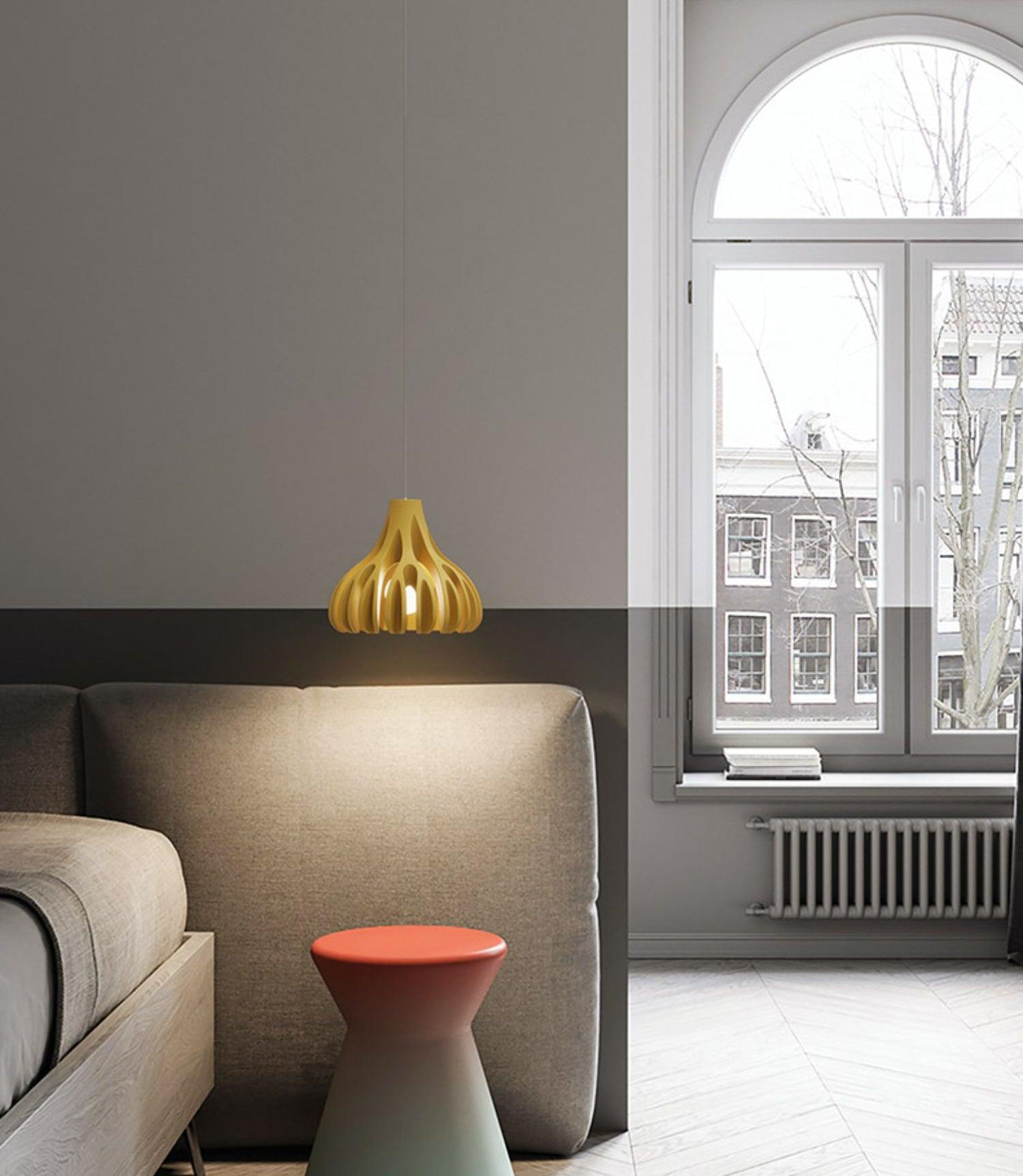 Coral Resin Pendant Lamp - Lumpaz