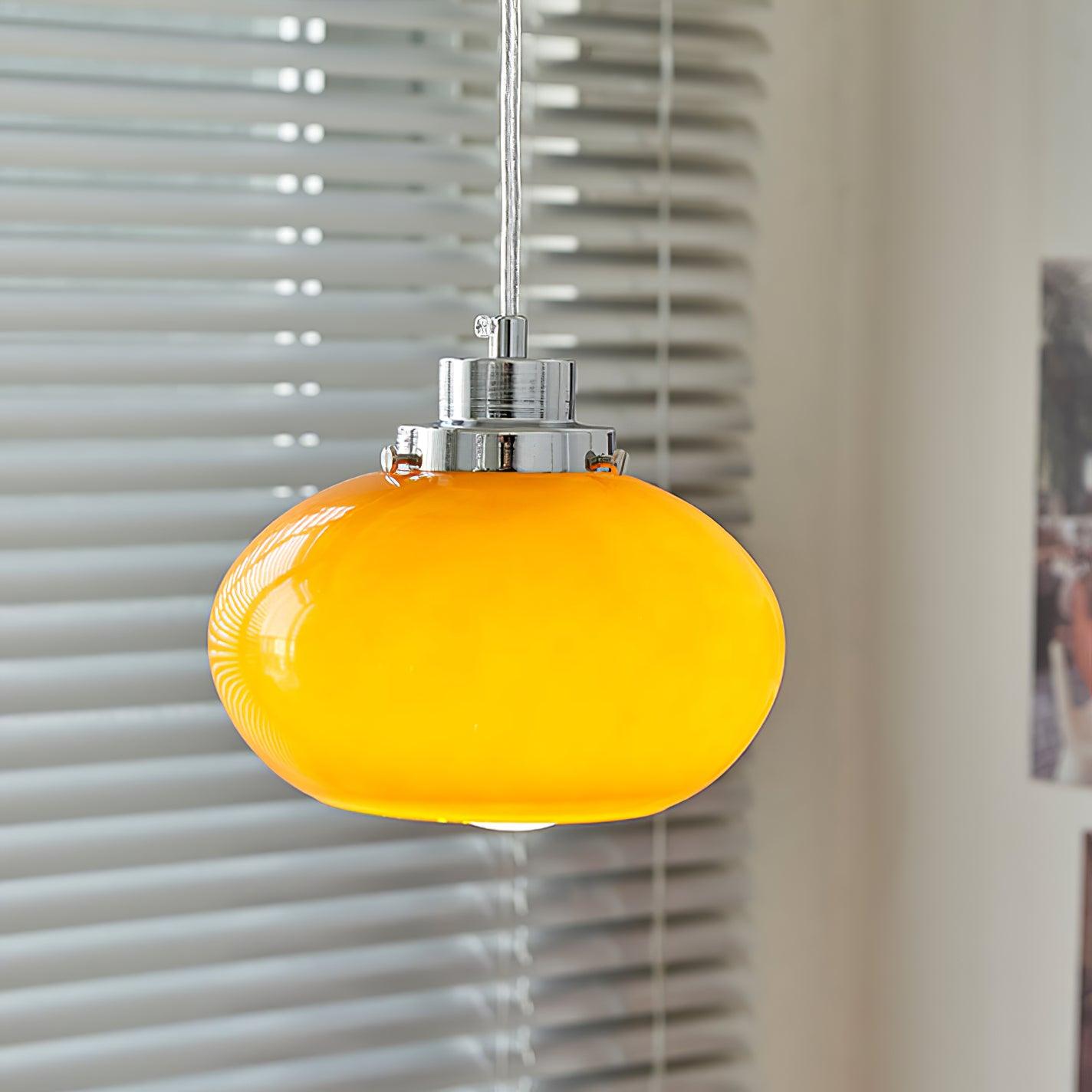 Oval Persimmon Pendant Light - Lumpaz