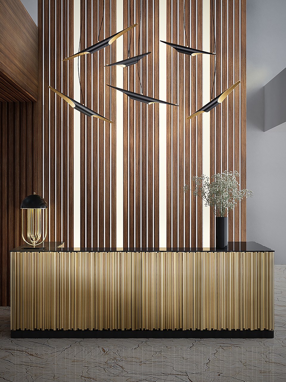 Coltrane Pipe Pendant Lights - Lumpaz