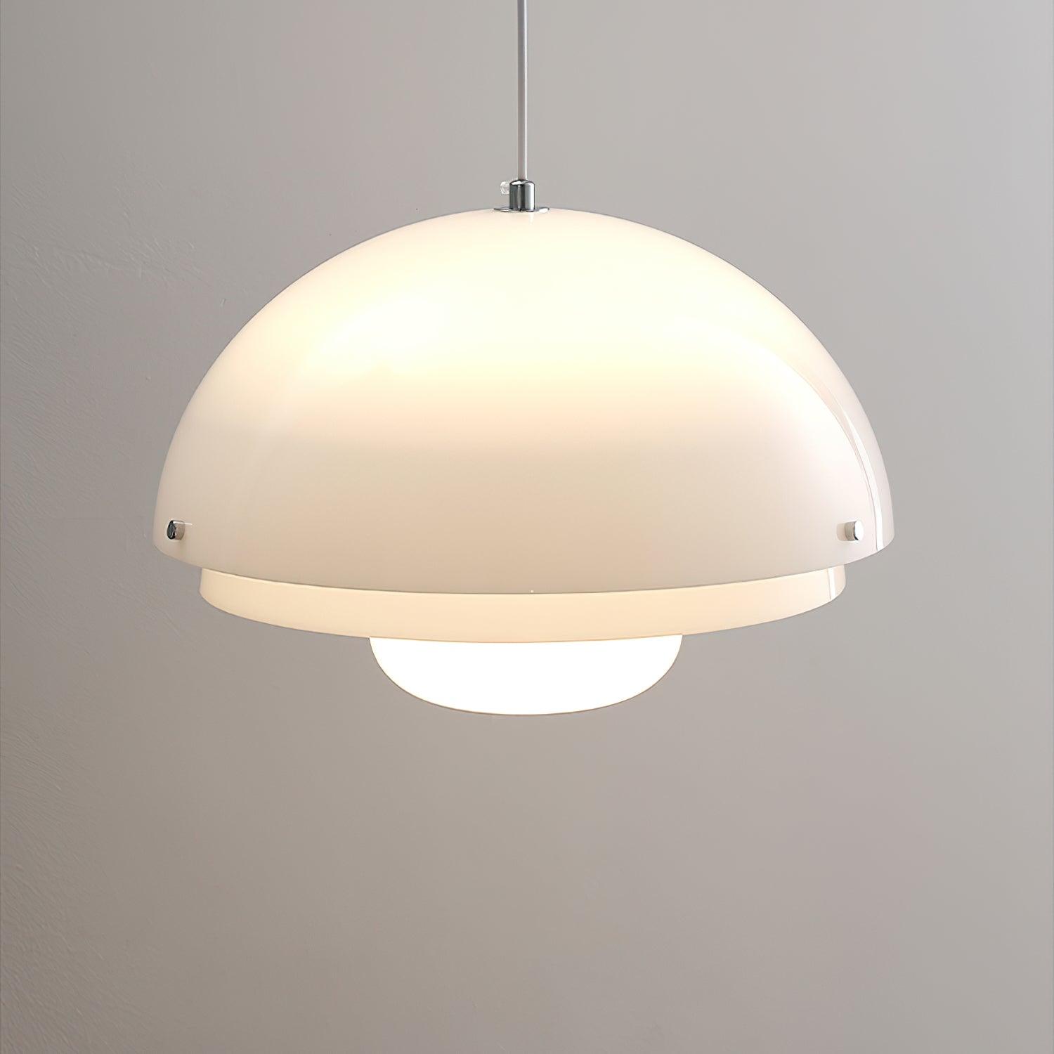 Milk White Layer Pendant Lamp - Lumpaz