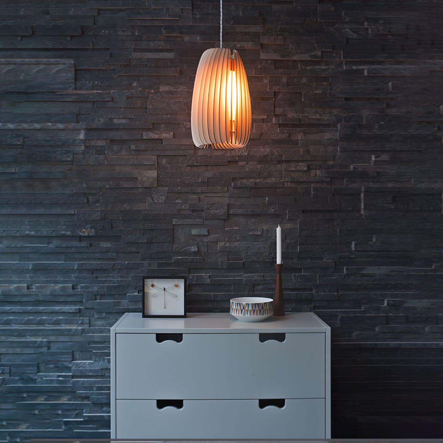 Wooden Orb Pendant Lamp - Lumpaz