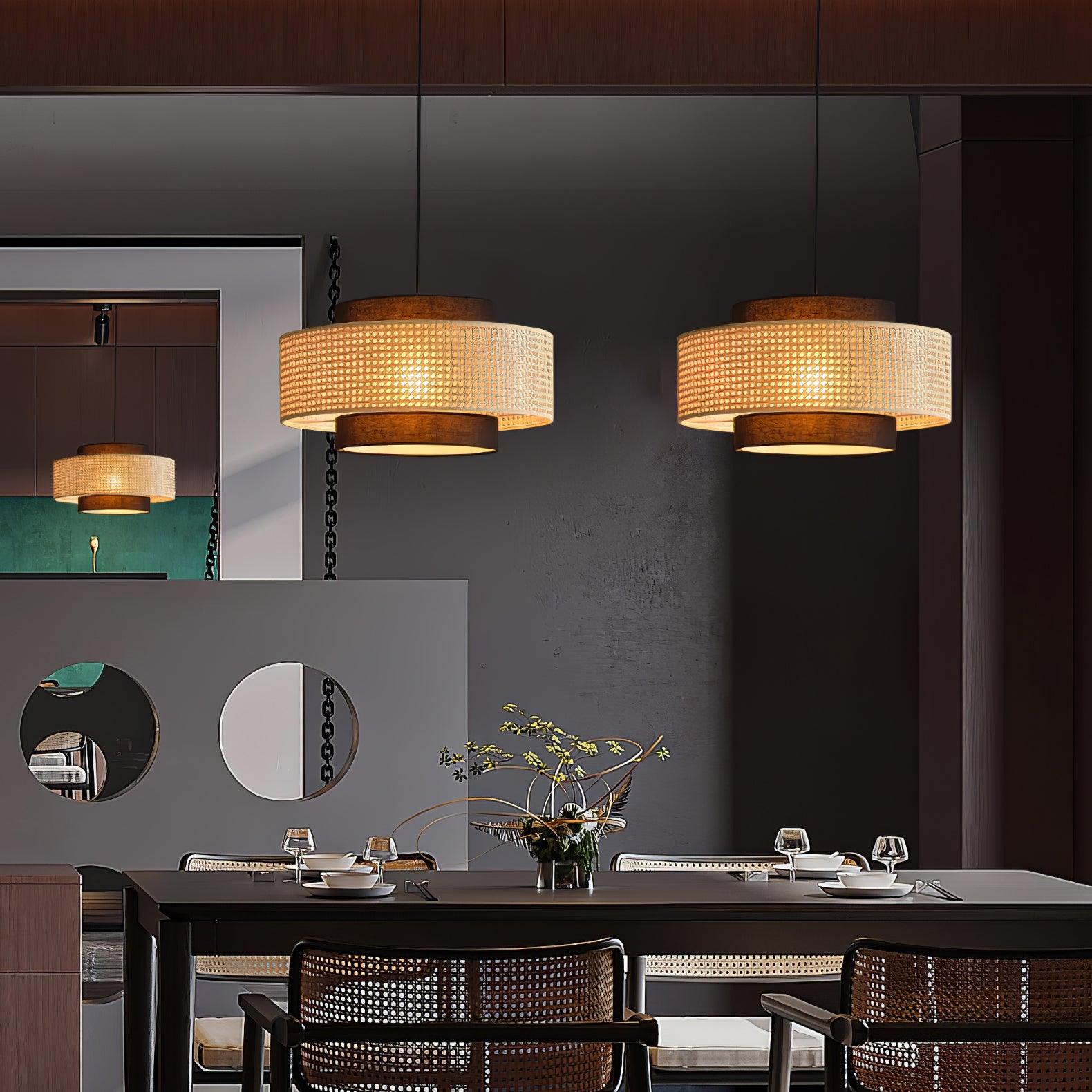 Drum Shade Pendant Light - Lumpaz