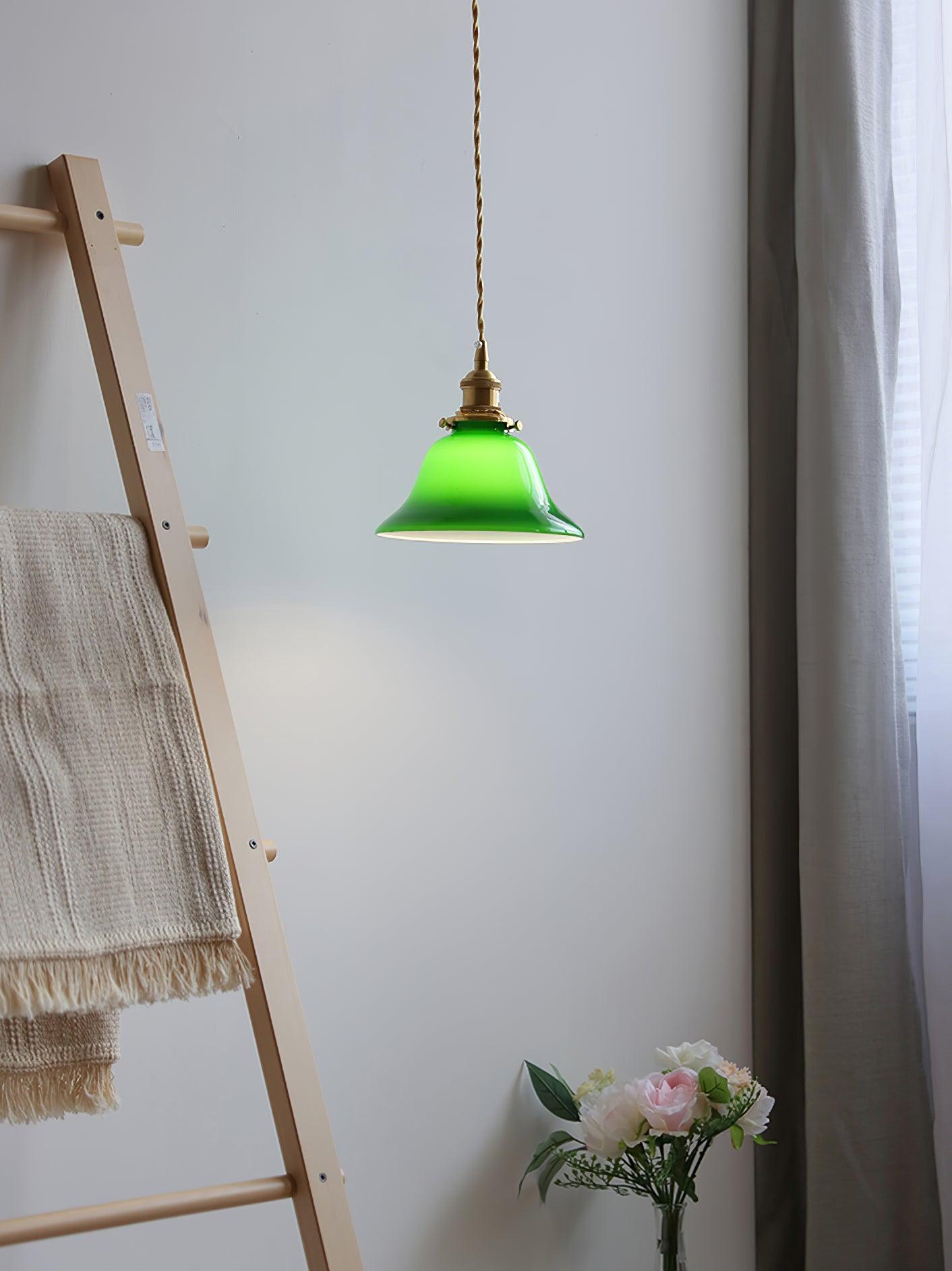 Green Bell Pendant Light - Lumpaz