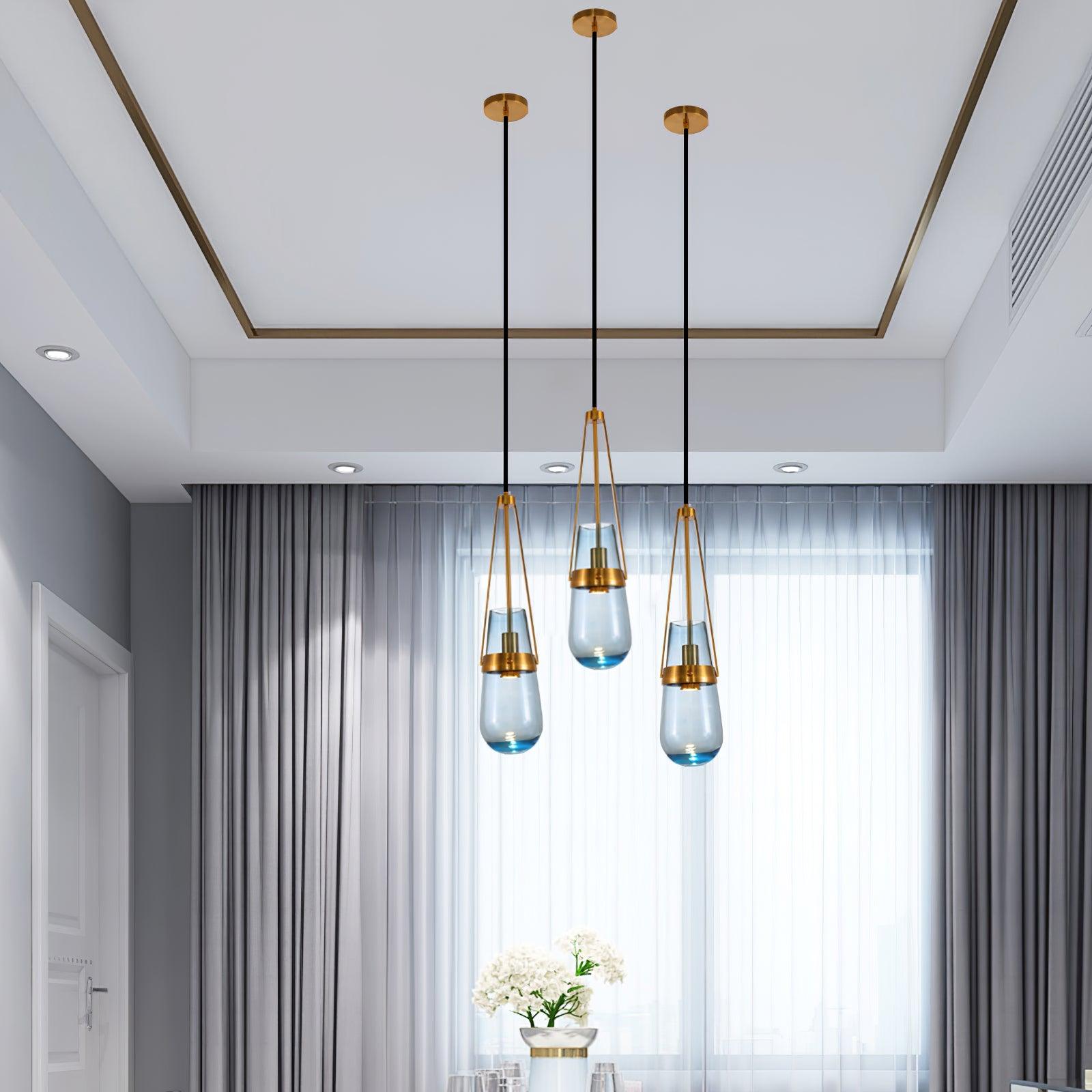 Poble Glass Pendant Light - Lumpaz