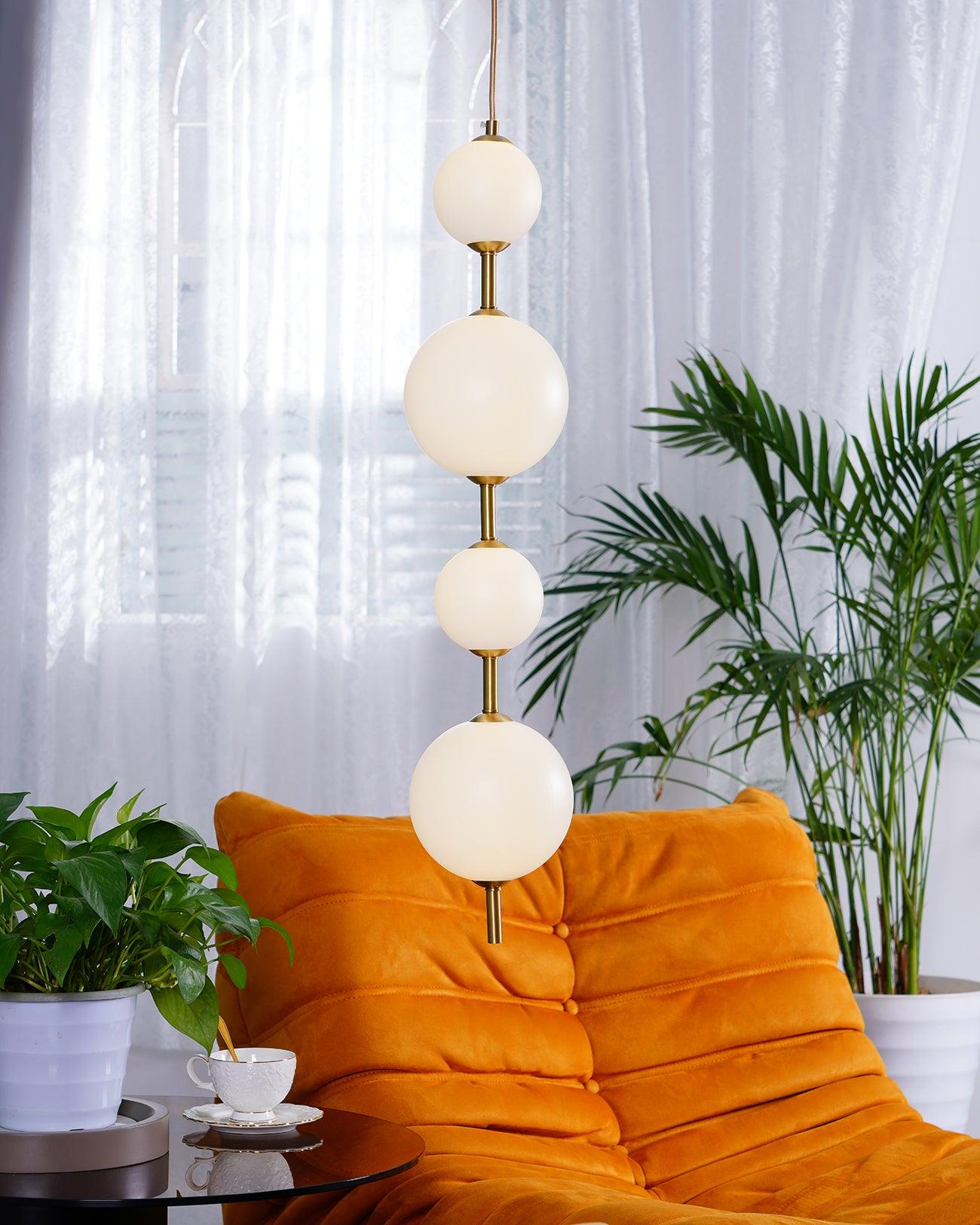 Vertical Globe Pendant Lamp - Lumpaz