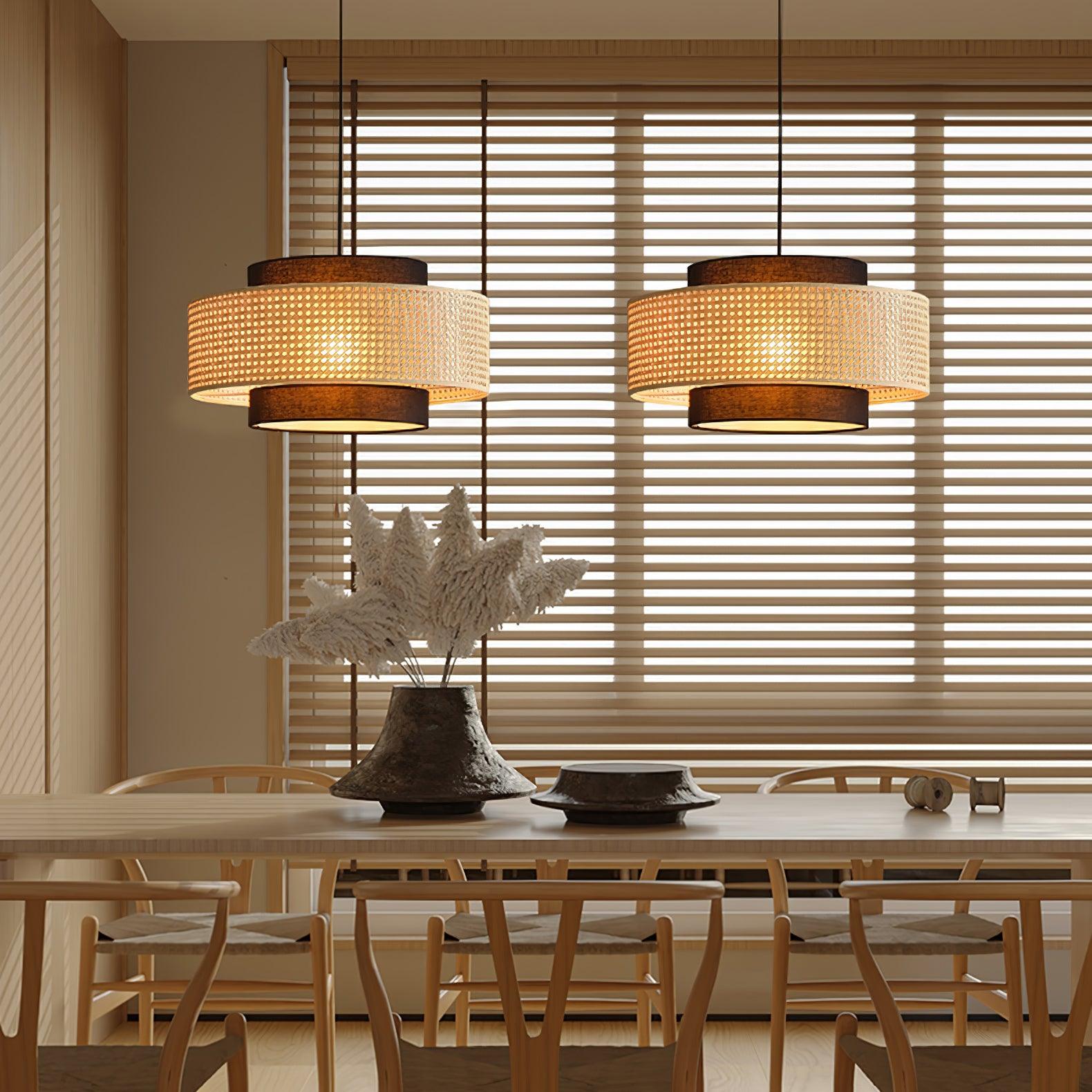 Drum Shade Pendant Light - Lumpaz