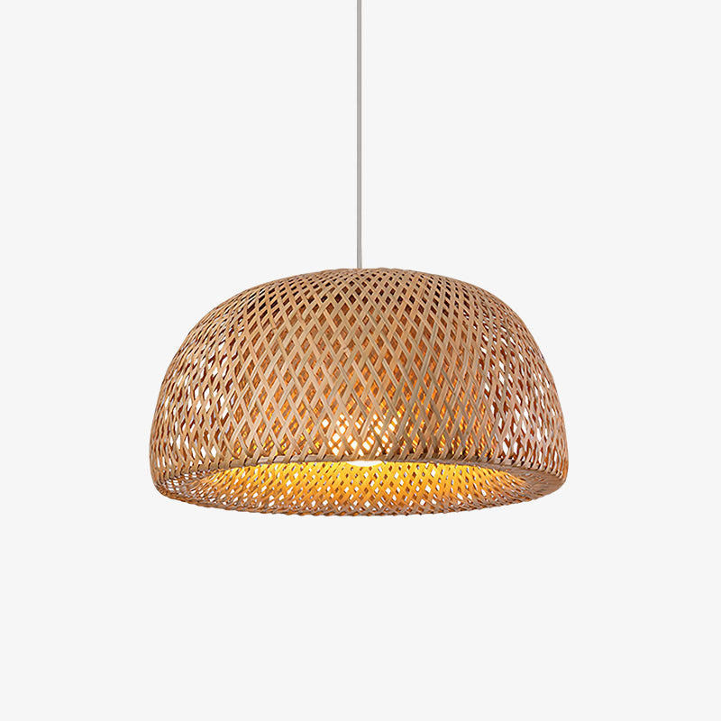 Bamboo Braided Pendant Lamp - Lumpaz