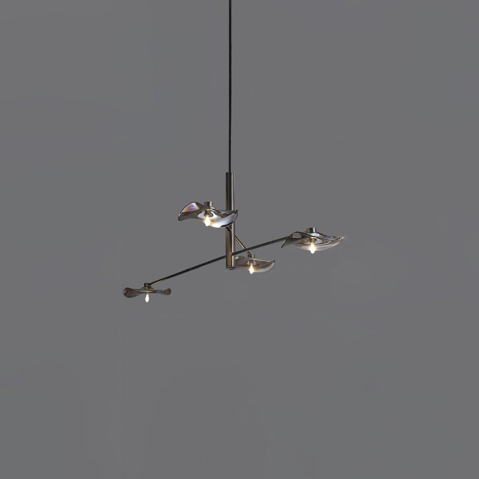 Lotus Leaves Glass Chandelier - Lumpaz