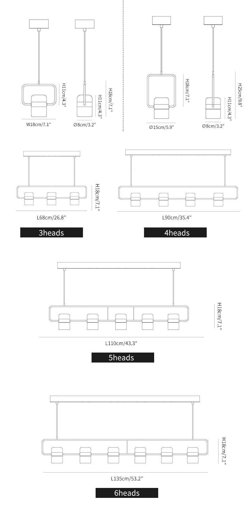 Adjustable Glass Pendant Light - Lumpaz