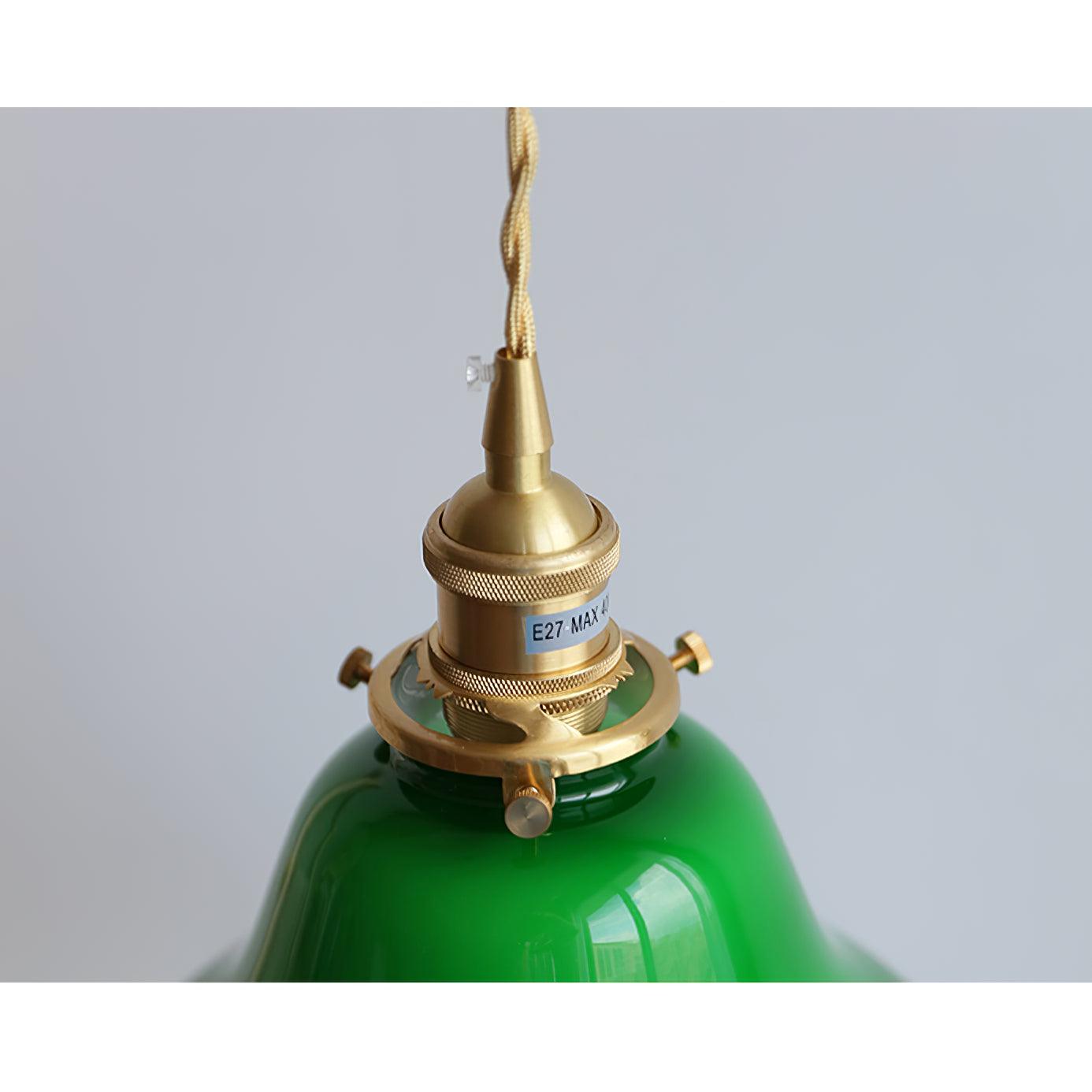 Green Bell Pendant Light - Lumpaz