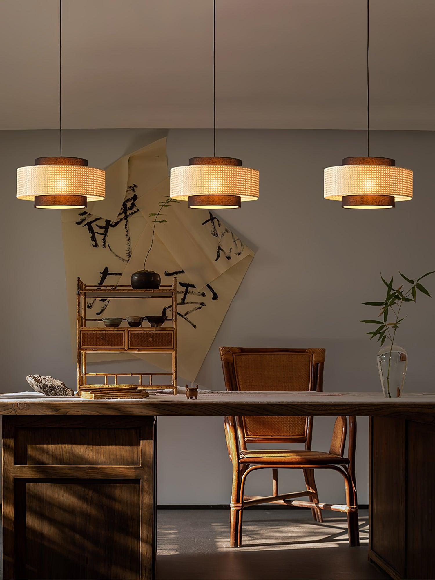 Drum Shade Pendant Light - Lumpaz