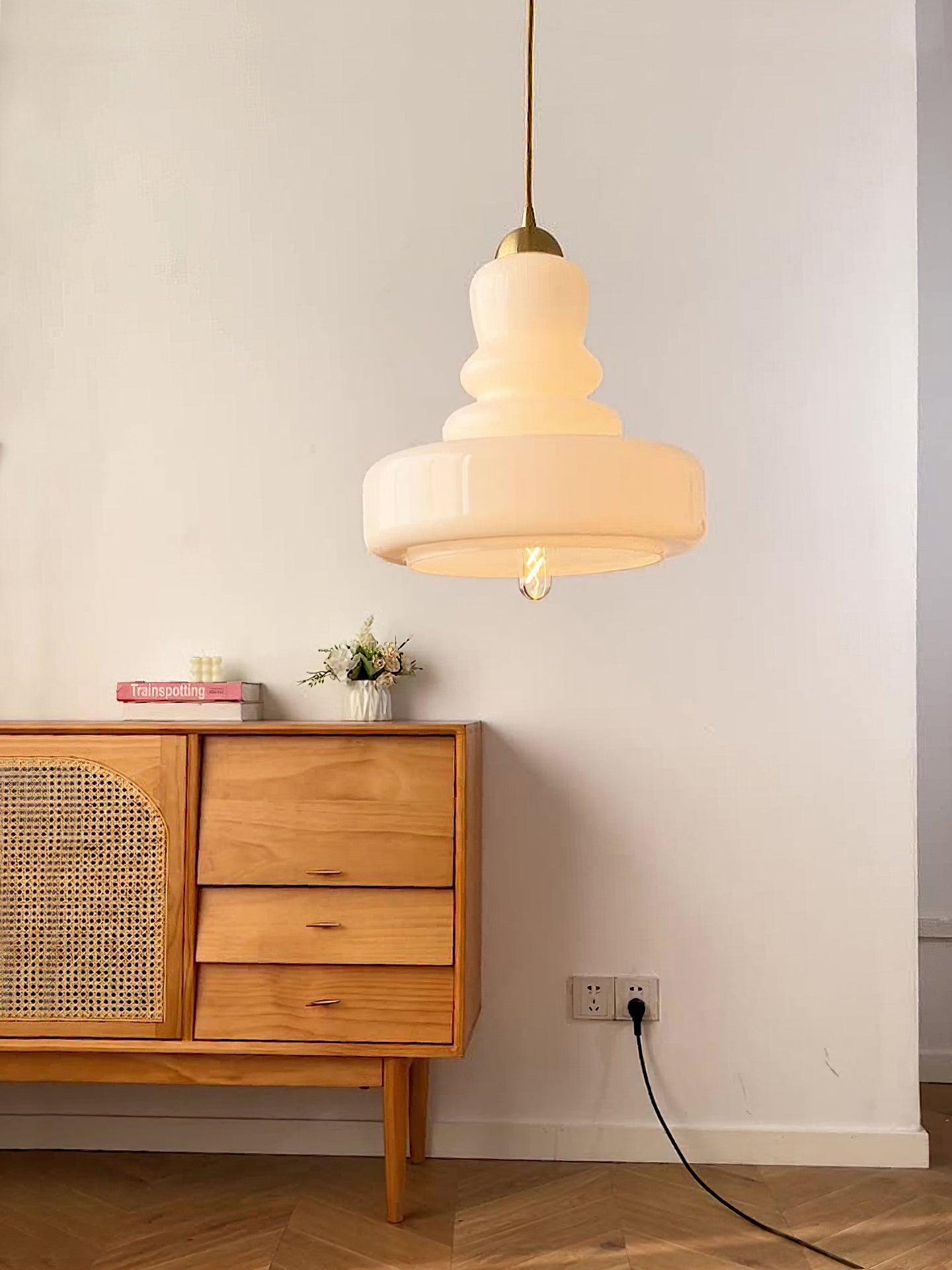 Schoolhouse Glass Pendant Light - Lumpaz