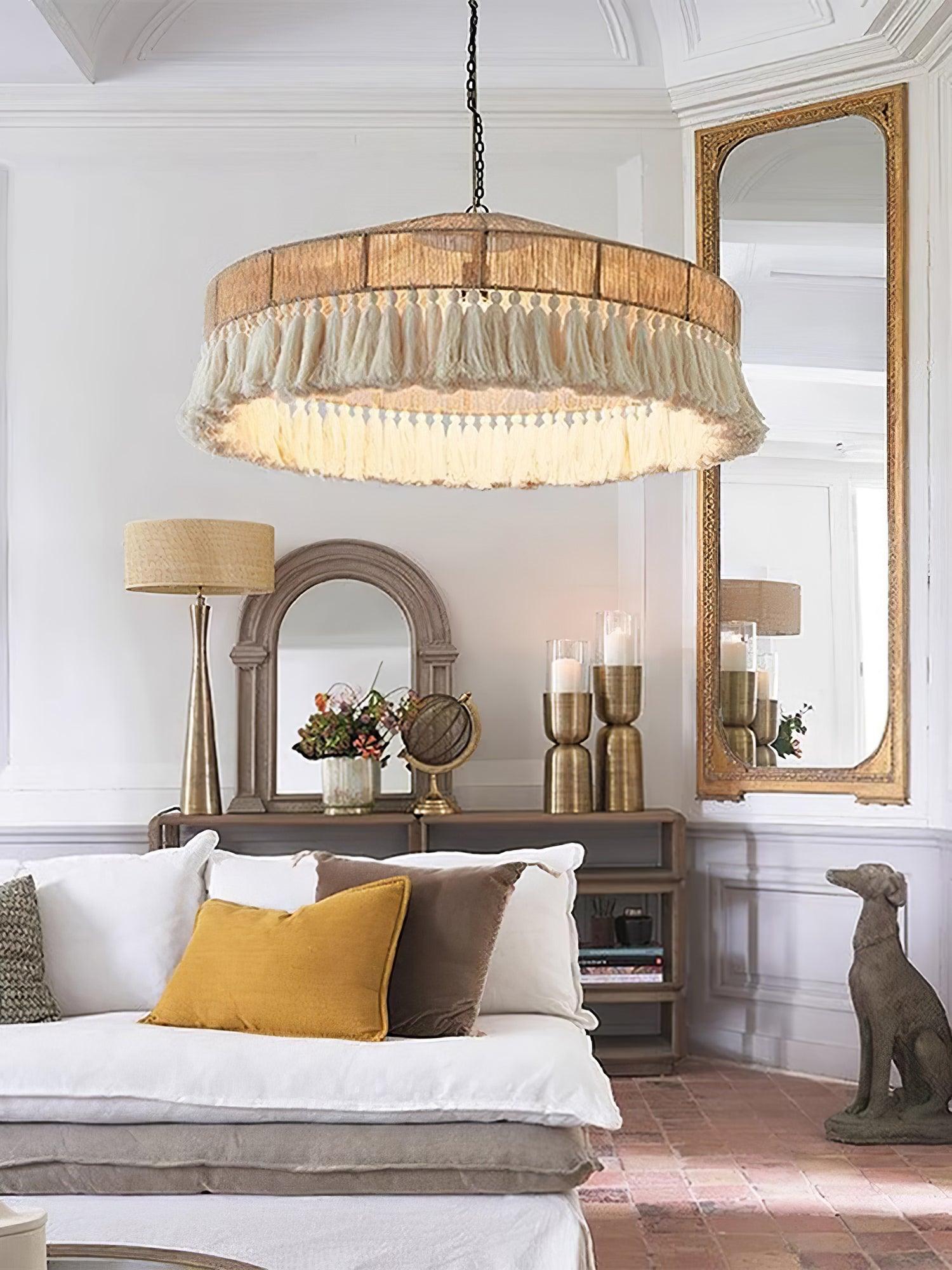 Bohemian Fringe Pendant Lamp - Lumpaz