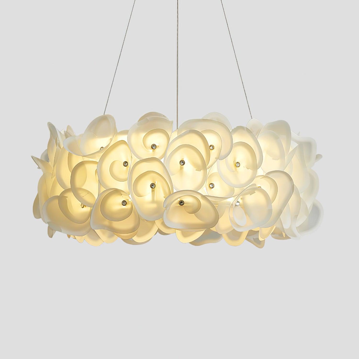 White Hydrangea Pendant Lamp - Lumpaz