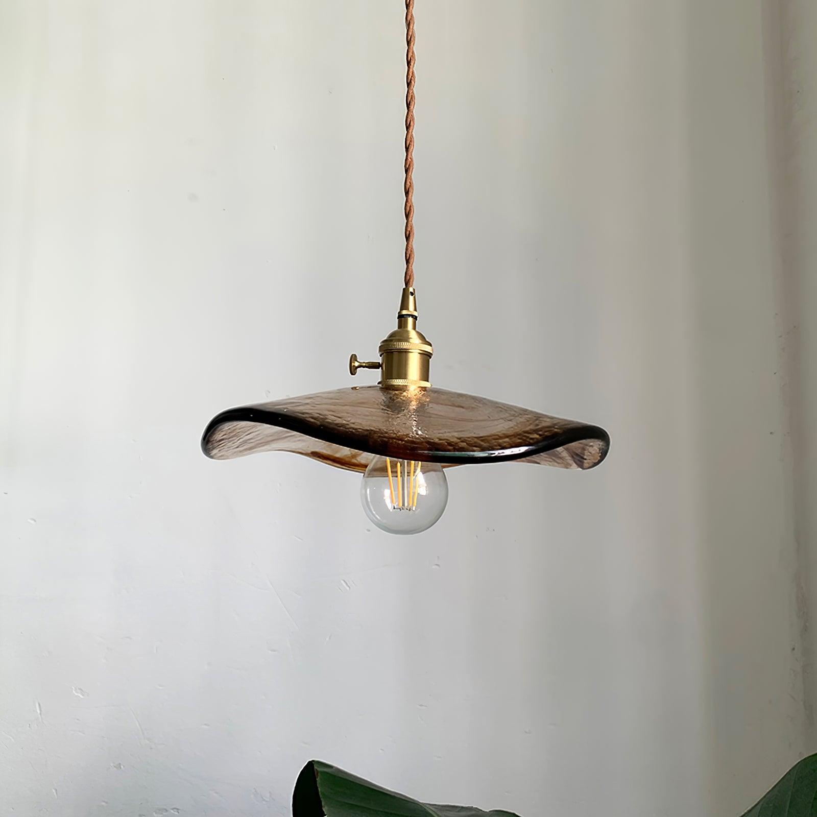 Flower Petal Glass Pendant Light - Lumpaz