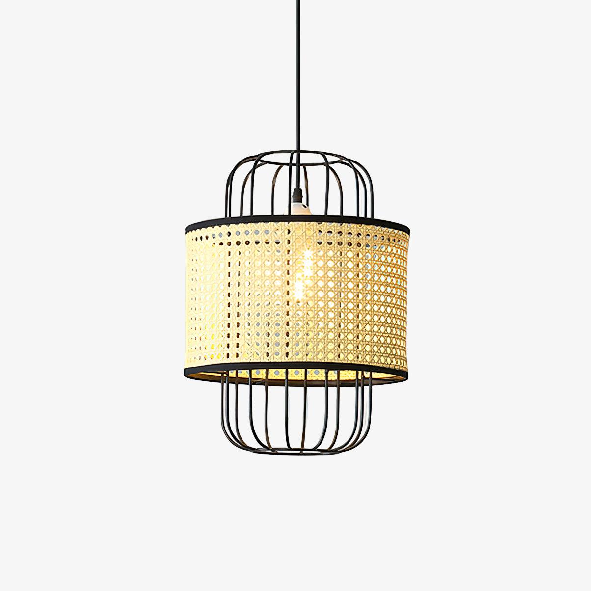 Rattan Aru Pendant Lamp - Lumpaz