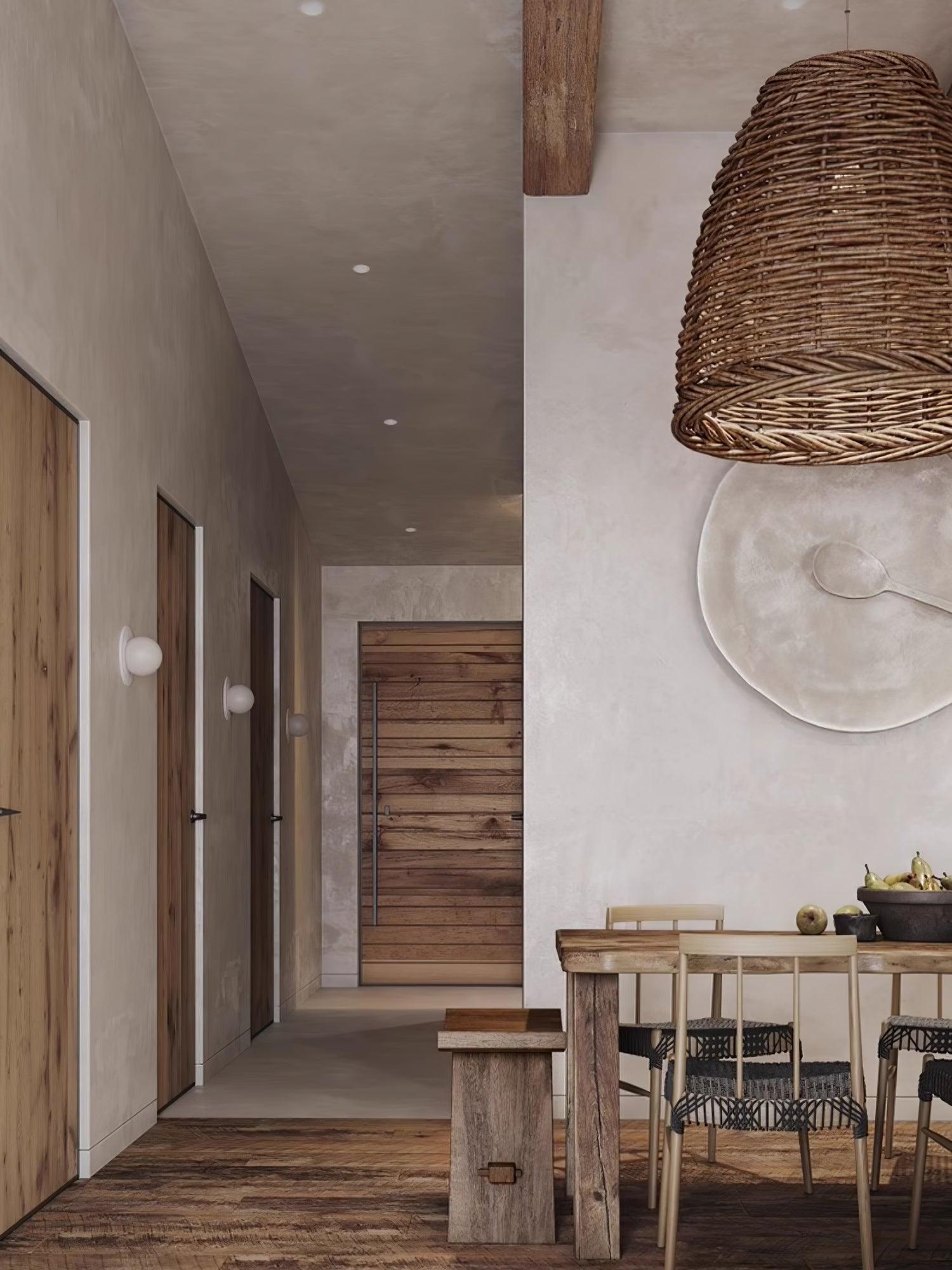 Hues Wicker Pendant Lamp - Lumpaz