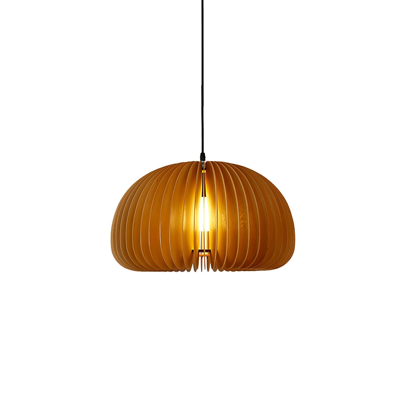 Wooden Orb Pendant Lamp - Lumpaz