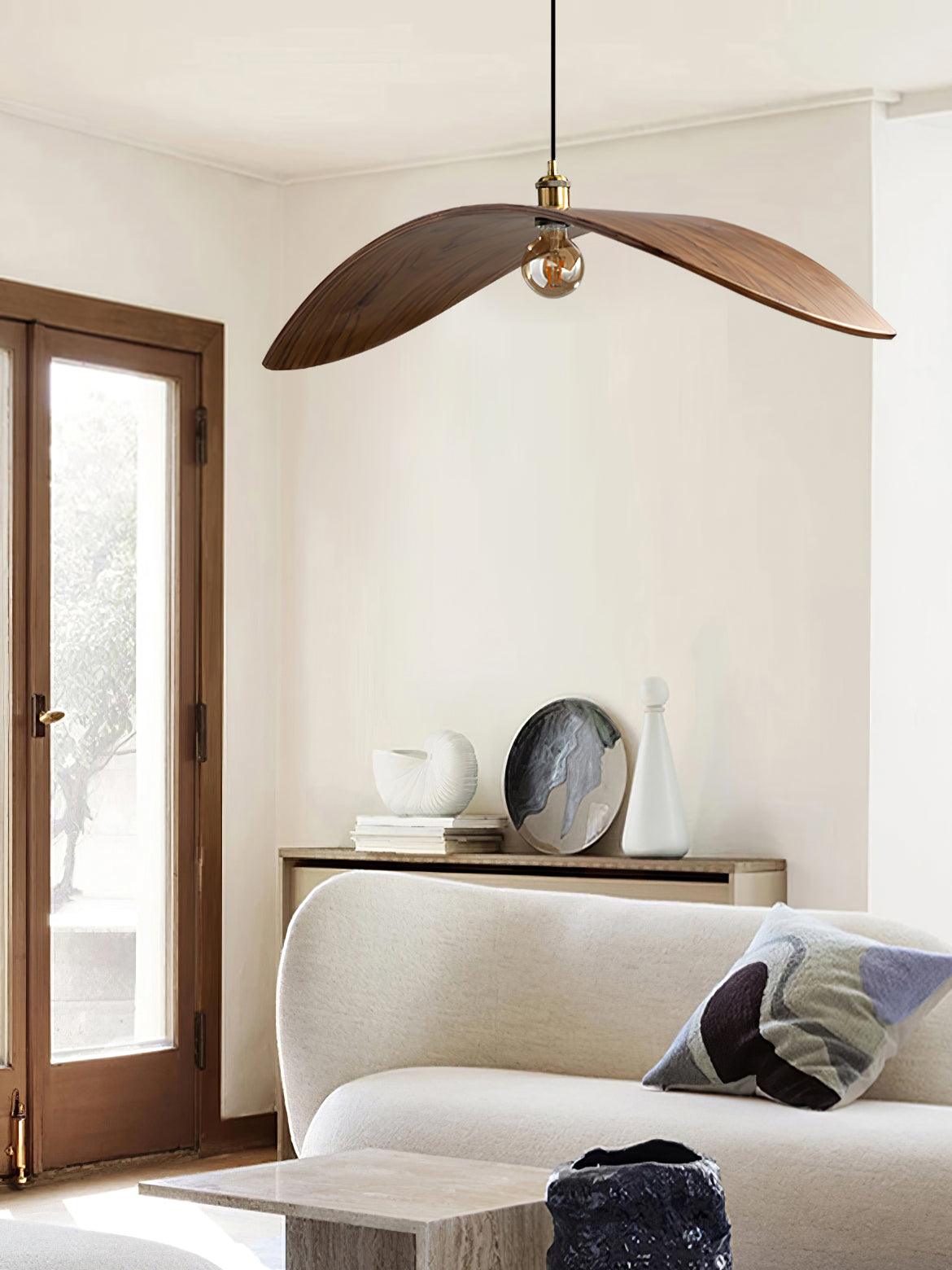 Curve Wooden Pendant Lamp - Lumpaz