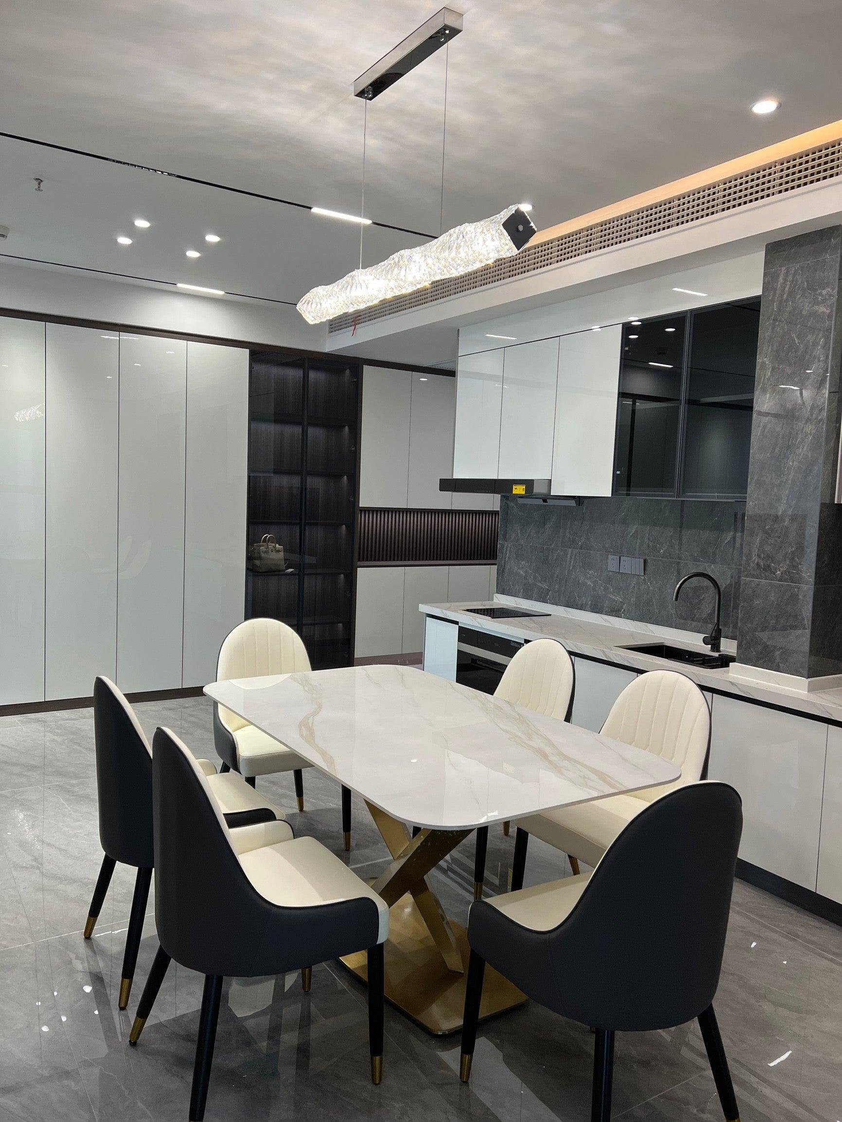 Long Crystal Pendant Lamp - Lumpaz