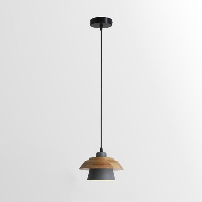 Stone Wood Pendant Lamp - Lumpaz