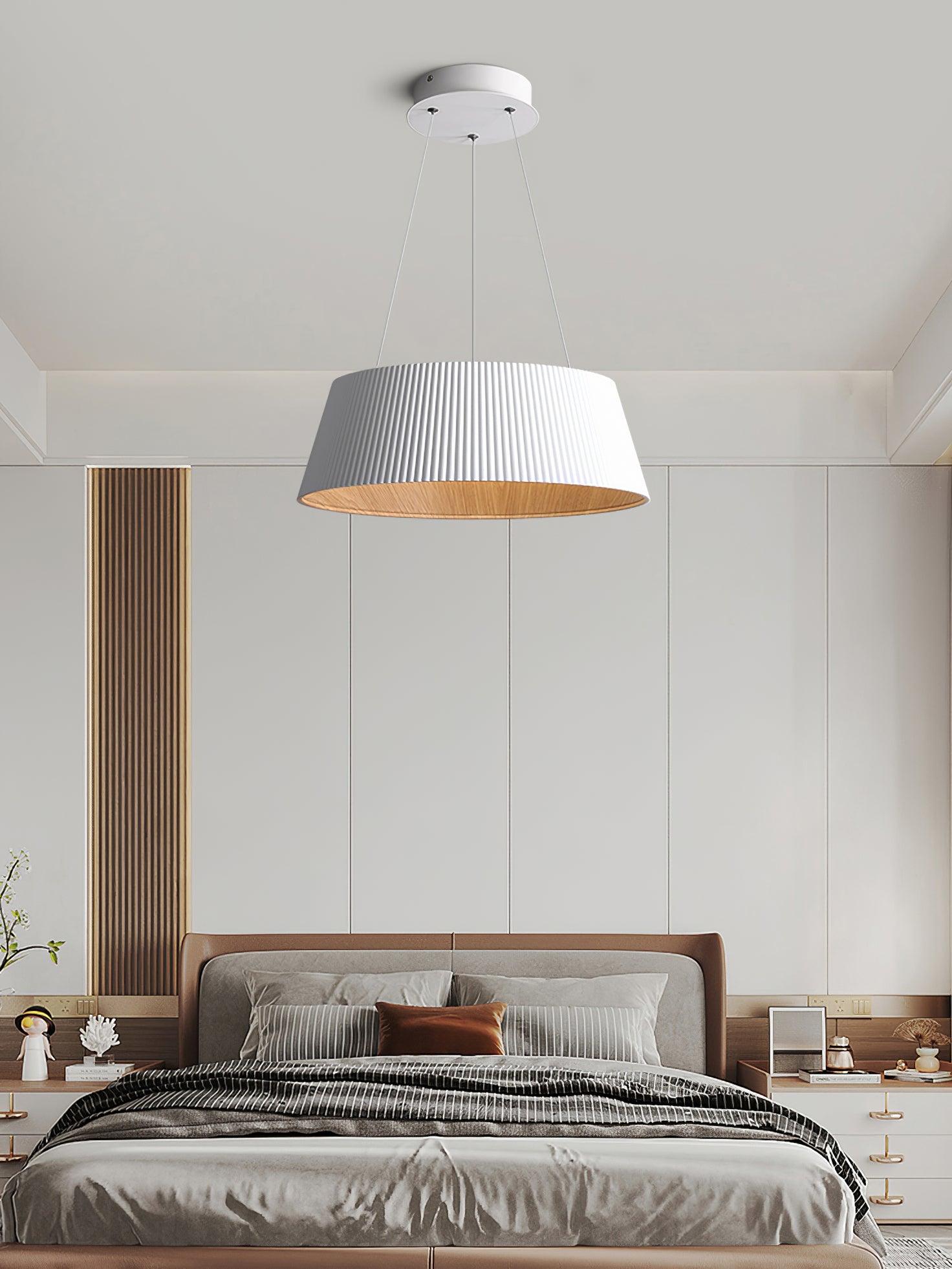 Modern Ribbed Pendant Light - Lumpaz
