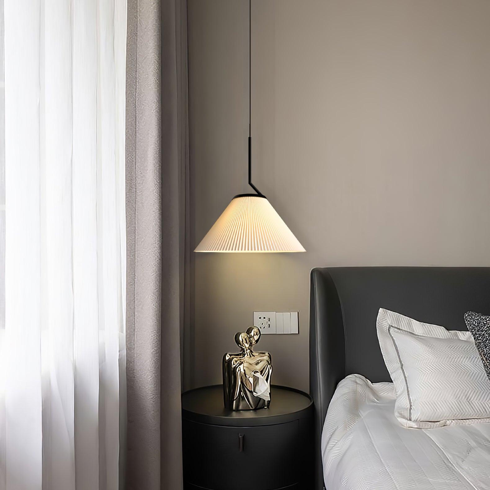 Pleated Skirt Pendant Light - Lumpaz