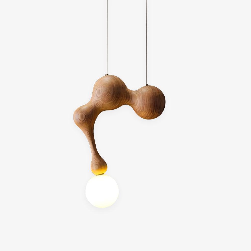 Jenna Wooden Pendant Lamp - Lumpaz