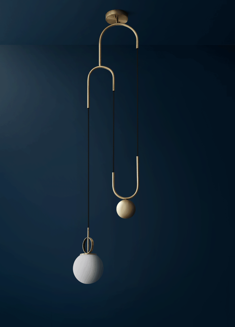 Glass Ball Pendant Lamp - Lumpaz