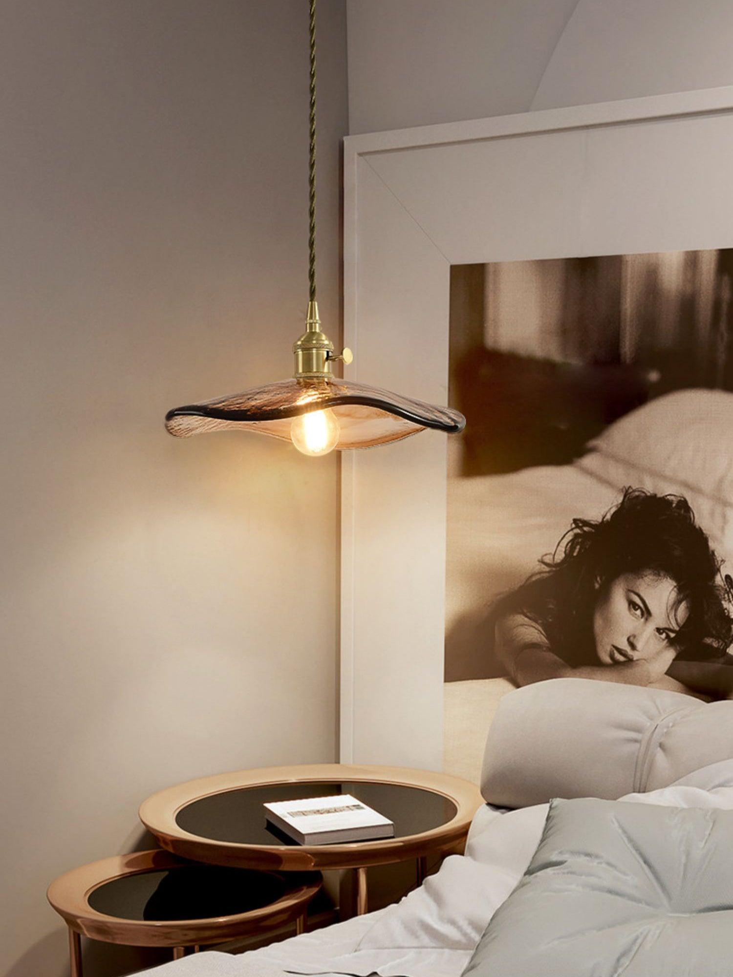Flower Petal Glass Pendant Light - Lumpaz