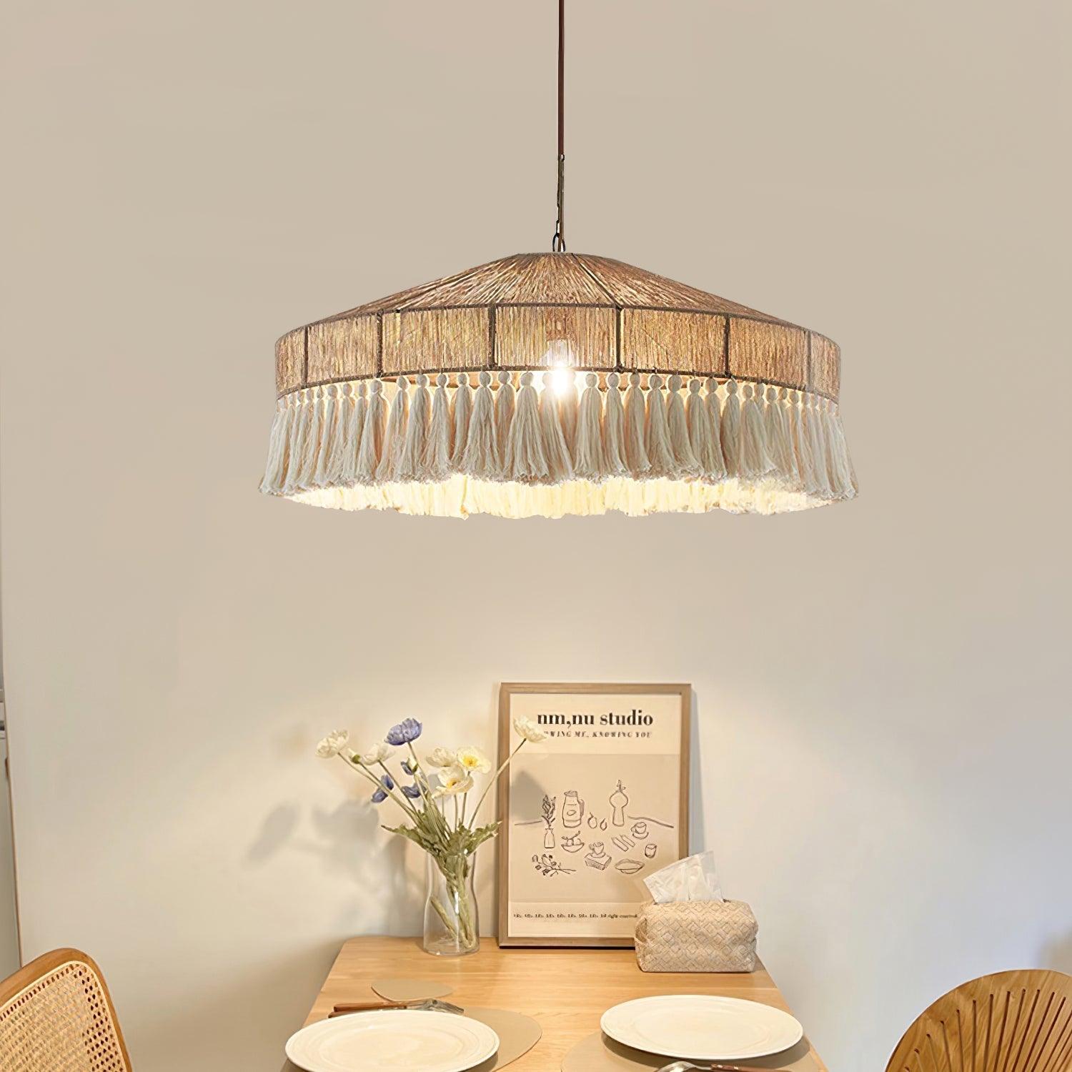 Bohemian Fringe Pendant Lamp - Lumpaz