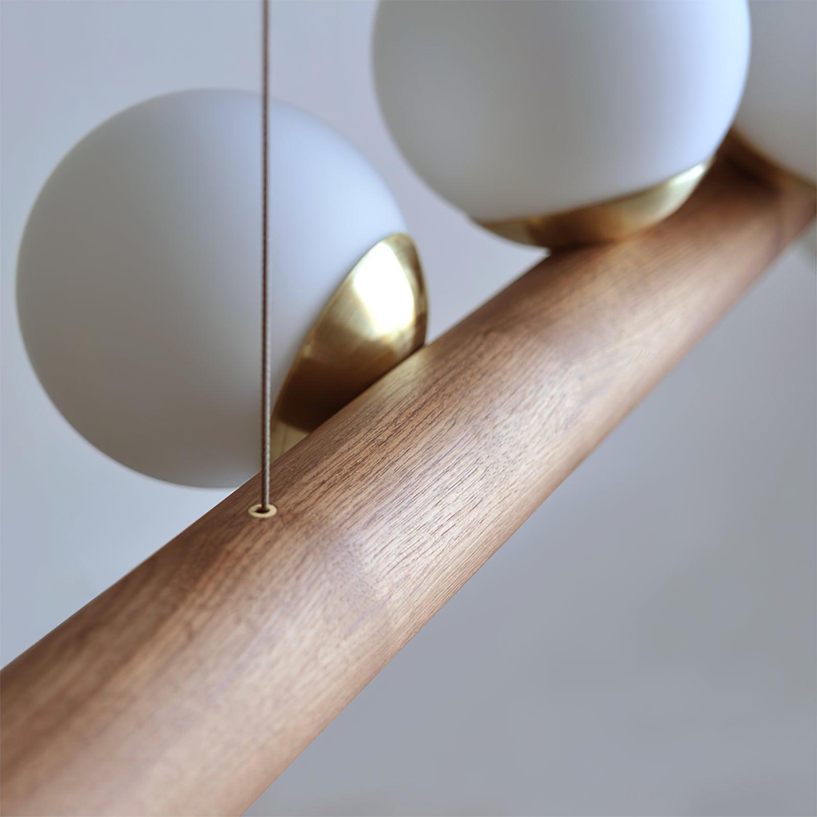 Scandinavian Wooden Pendant Lamp - Lumpaz
