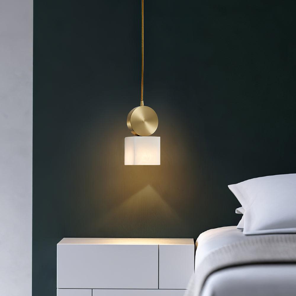 Etruscan Aabaster Pendant Light - Lumpaz